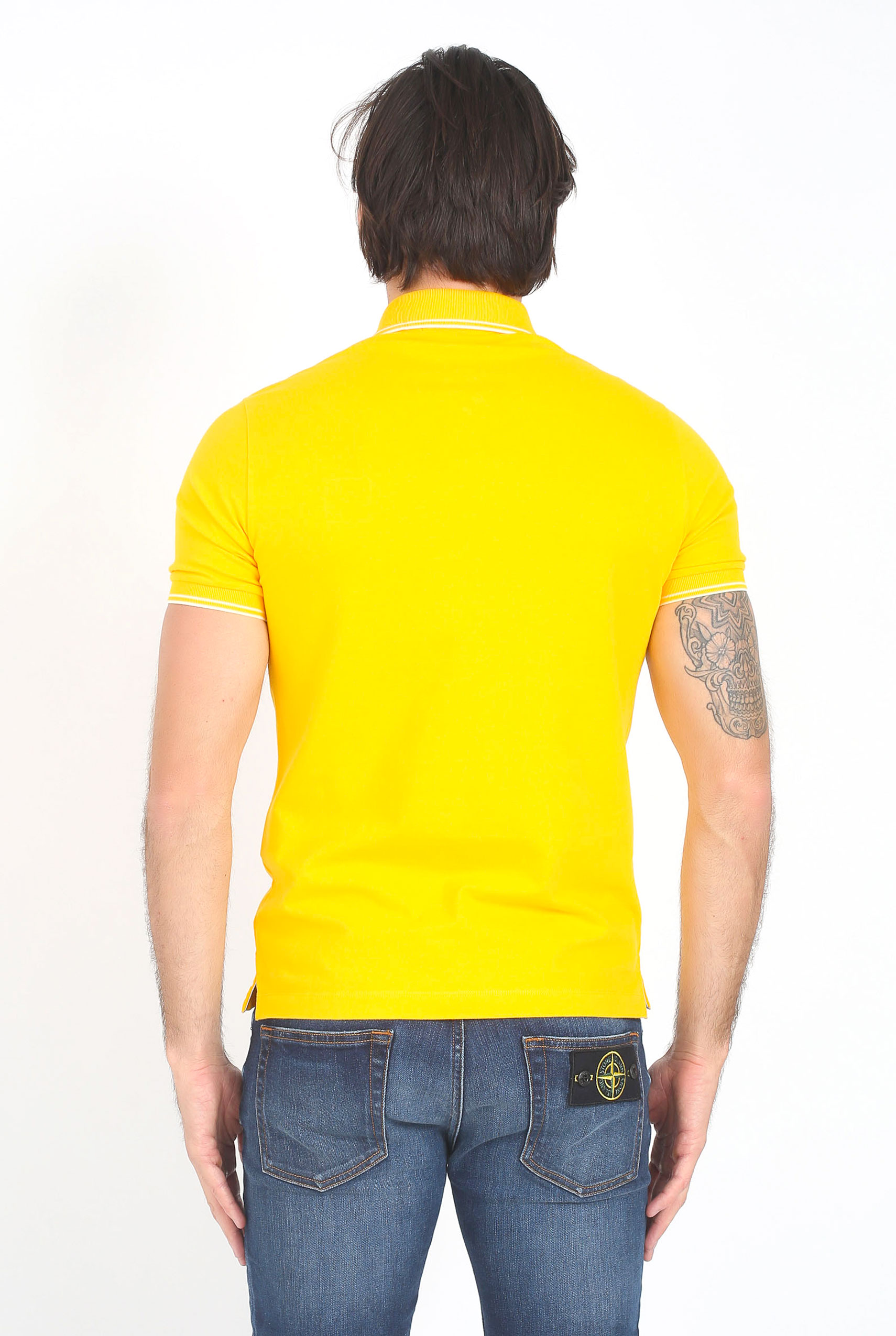 POLO STONE ISLAND JAUNE 101522S18-V0030