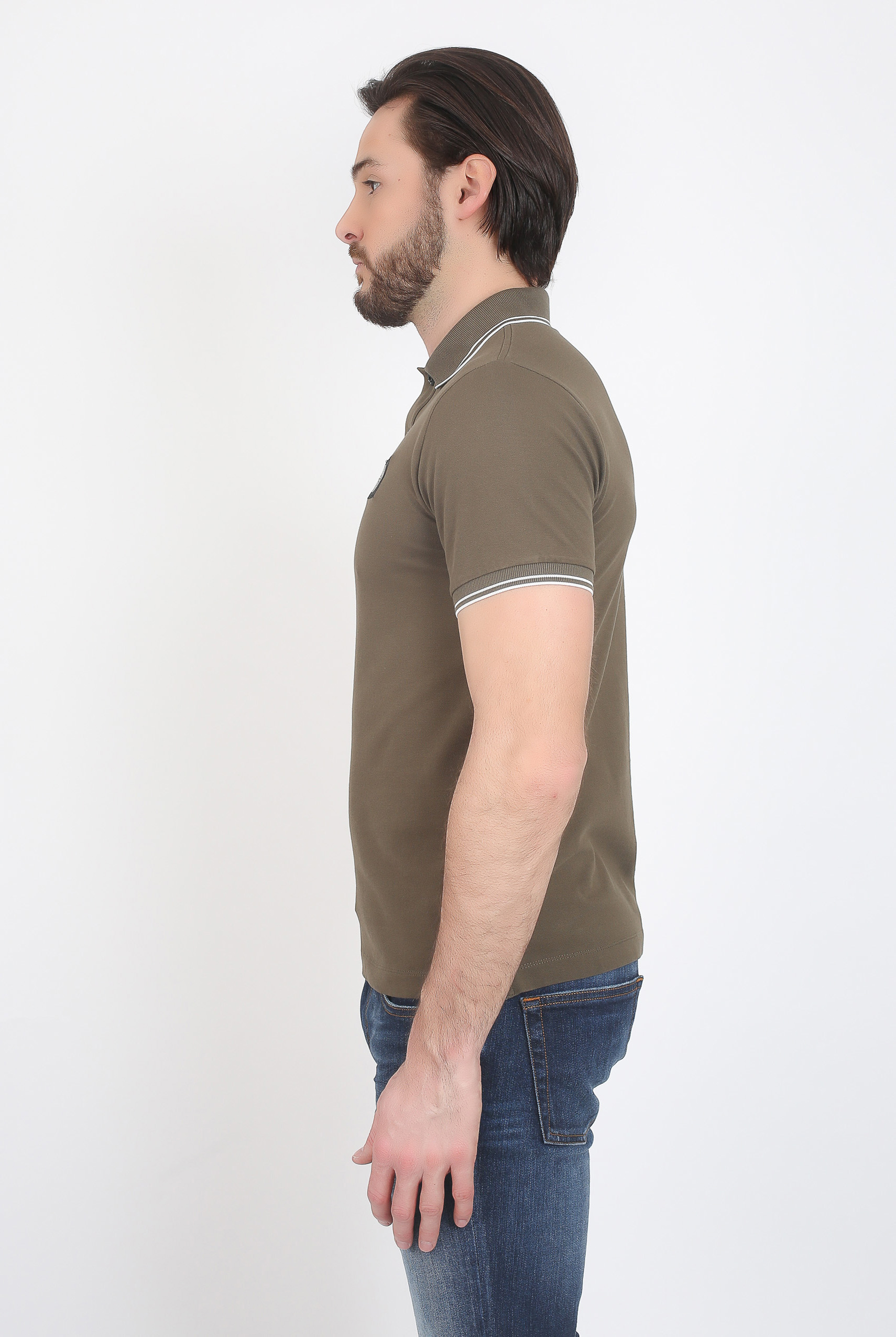 POLO STONE ISLAND KAKI 101522S18-V0054