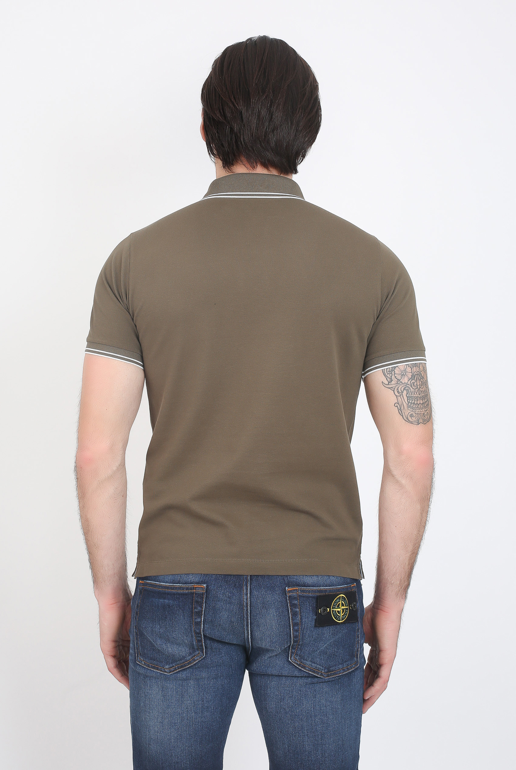 POLO STONE ISLAND KAKI 101522S18-V0054