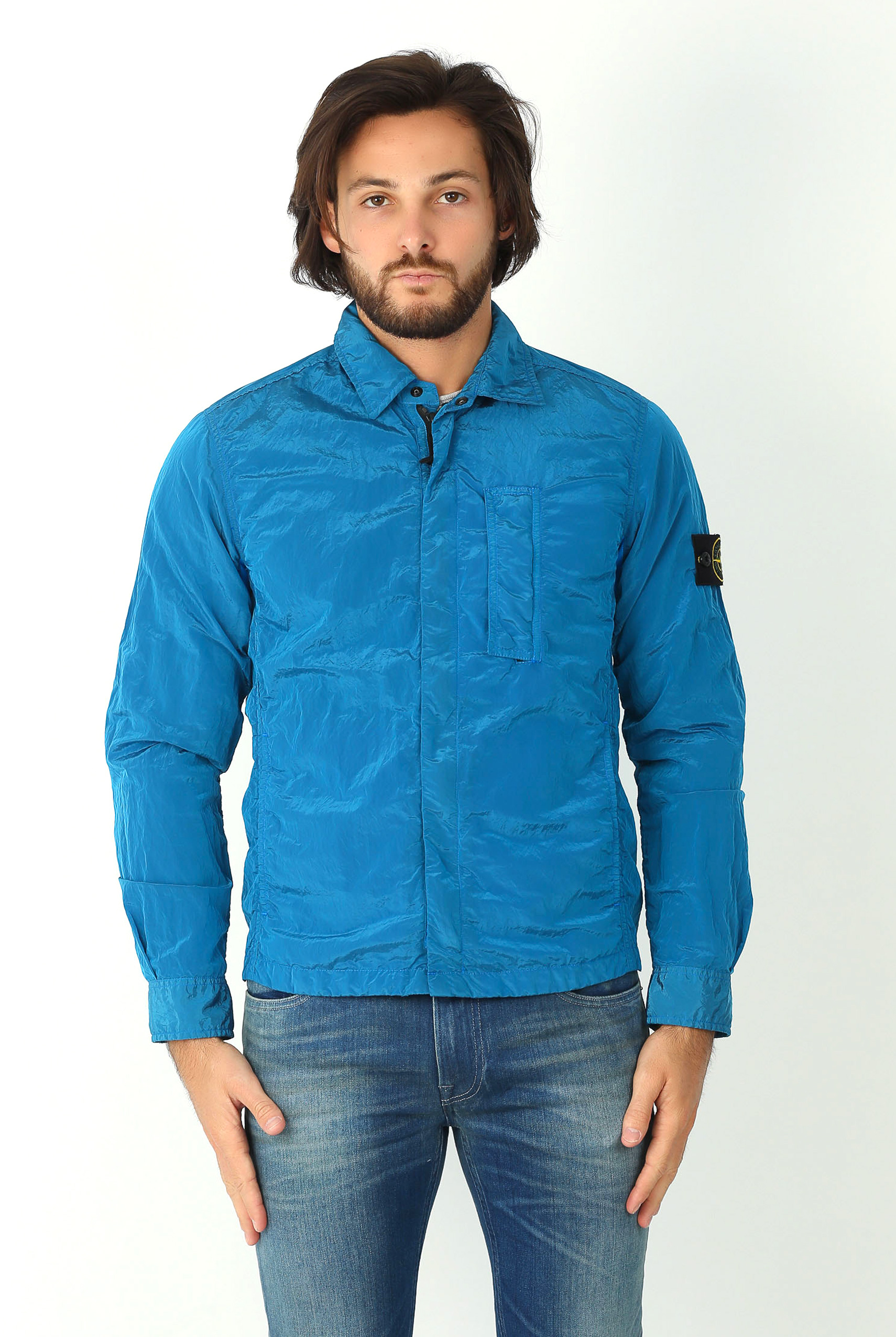 VESTE STONE ISLAND TURQUOISE 681510844-V0023