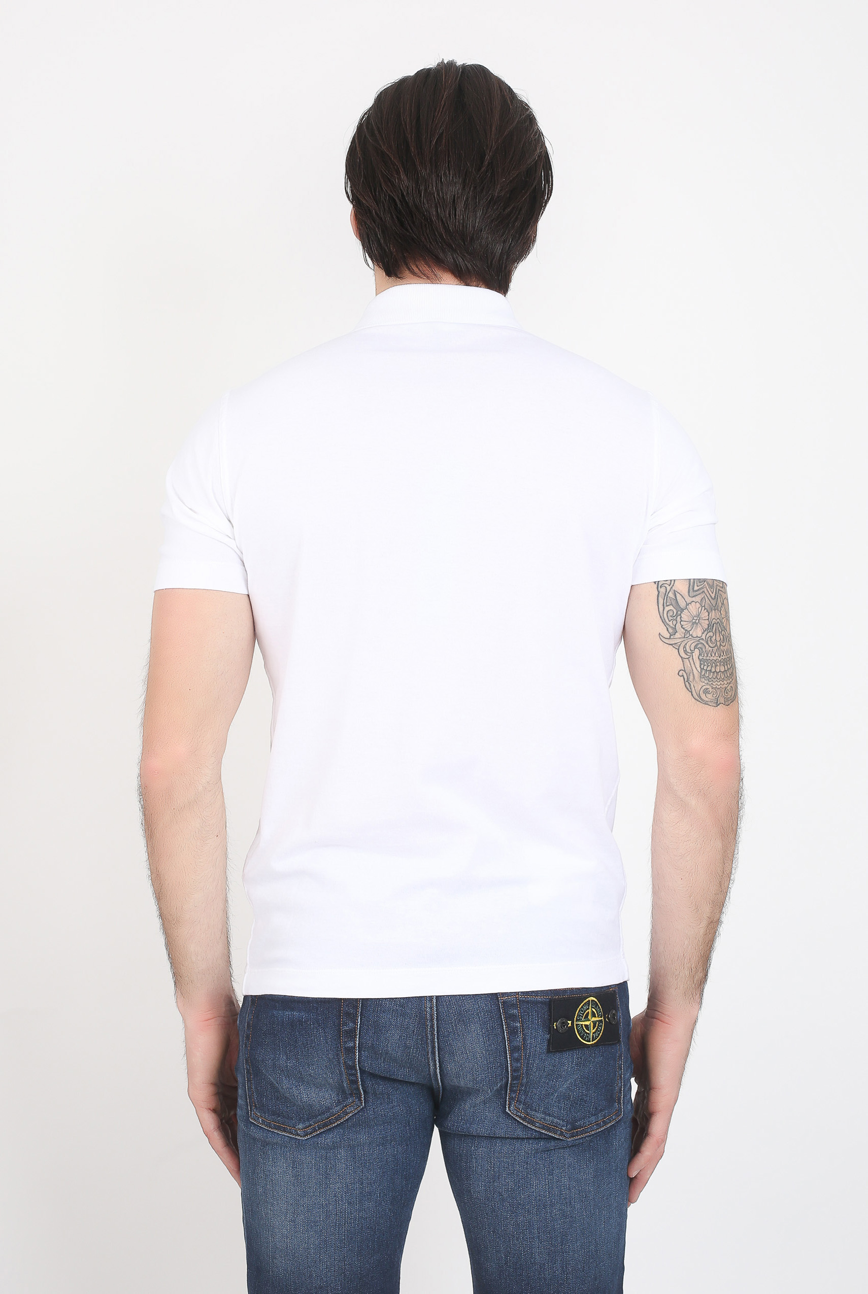 POLO STONE ISLAND BLANC 681522257-V0001