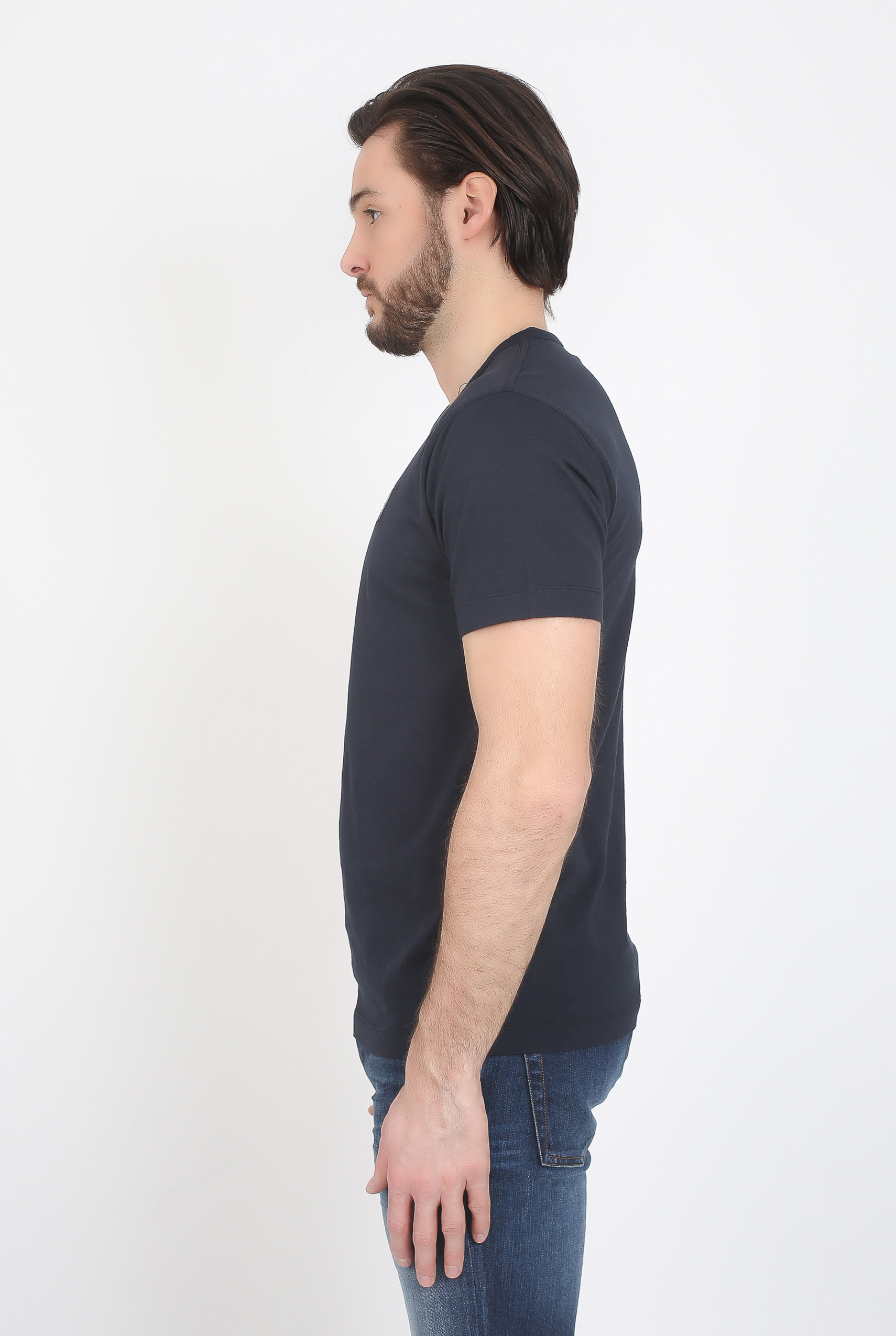 T-SHIRT COL V STONE ISLAND MARINE 681522457-V0020