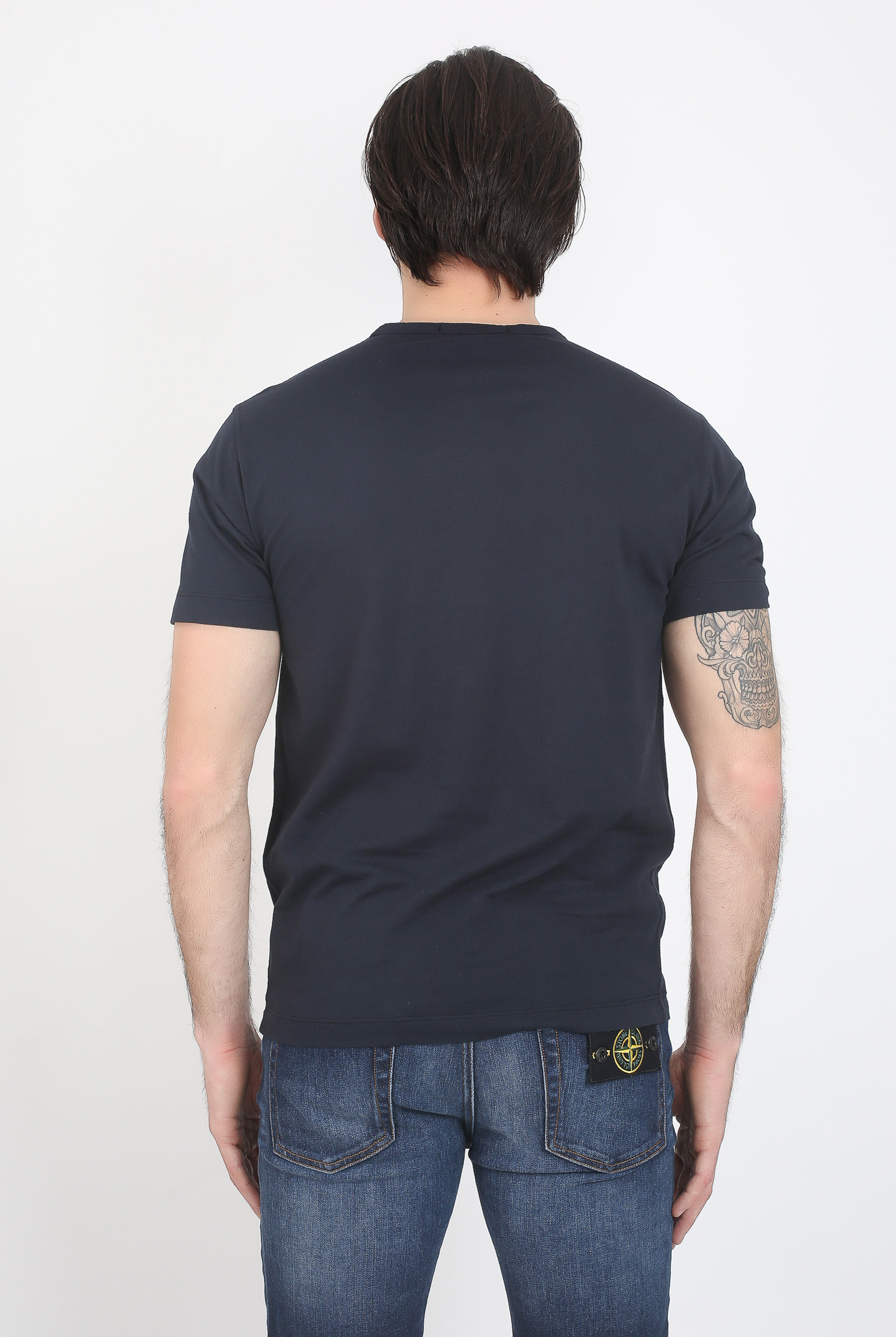 T-SHIRT COL V STONE ISLAND MARINE 681522457-V0020