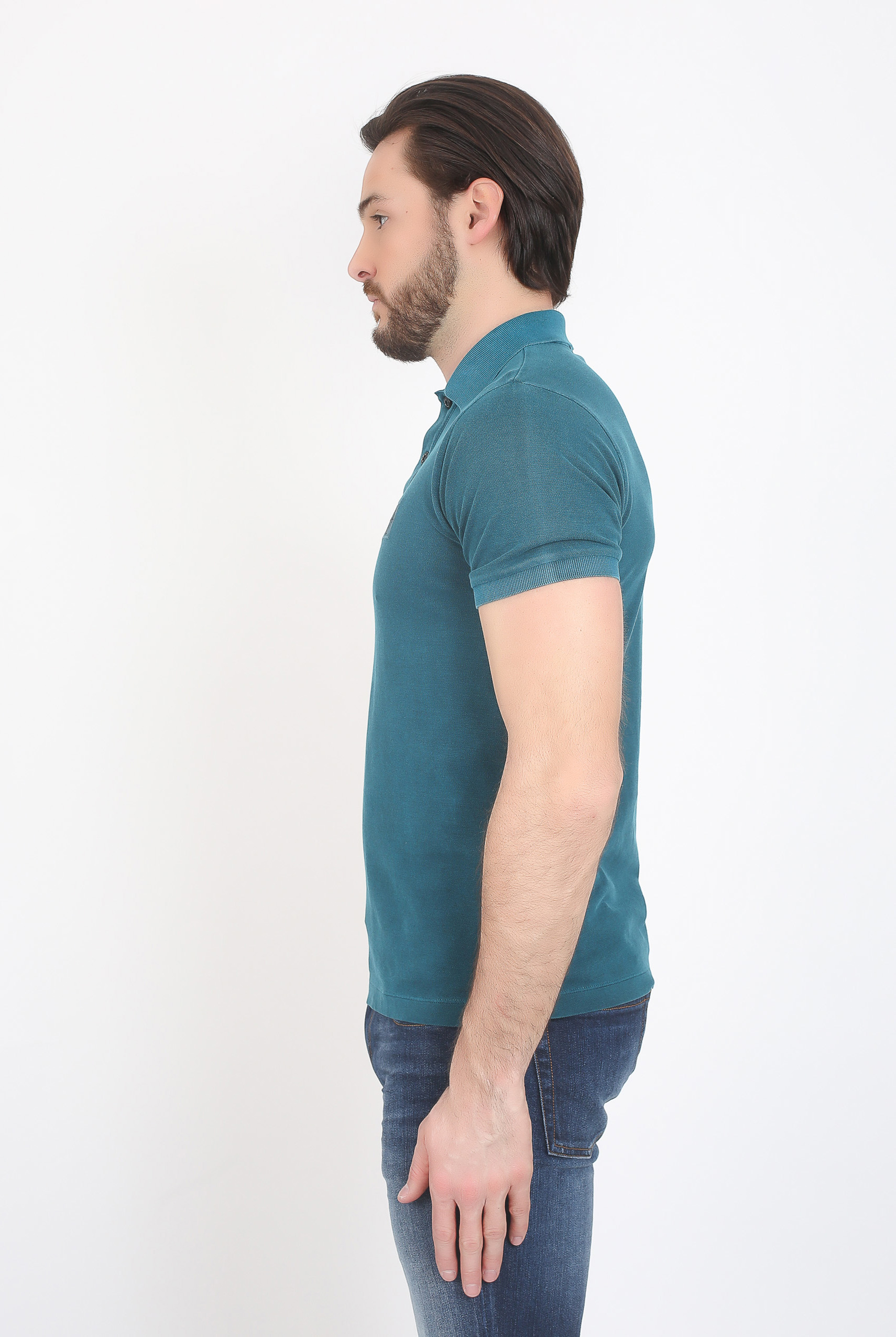 POLO STONE ISLAND BLEU CANARD 681522S67-V0023