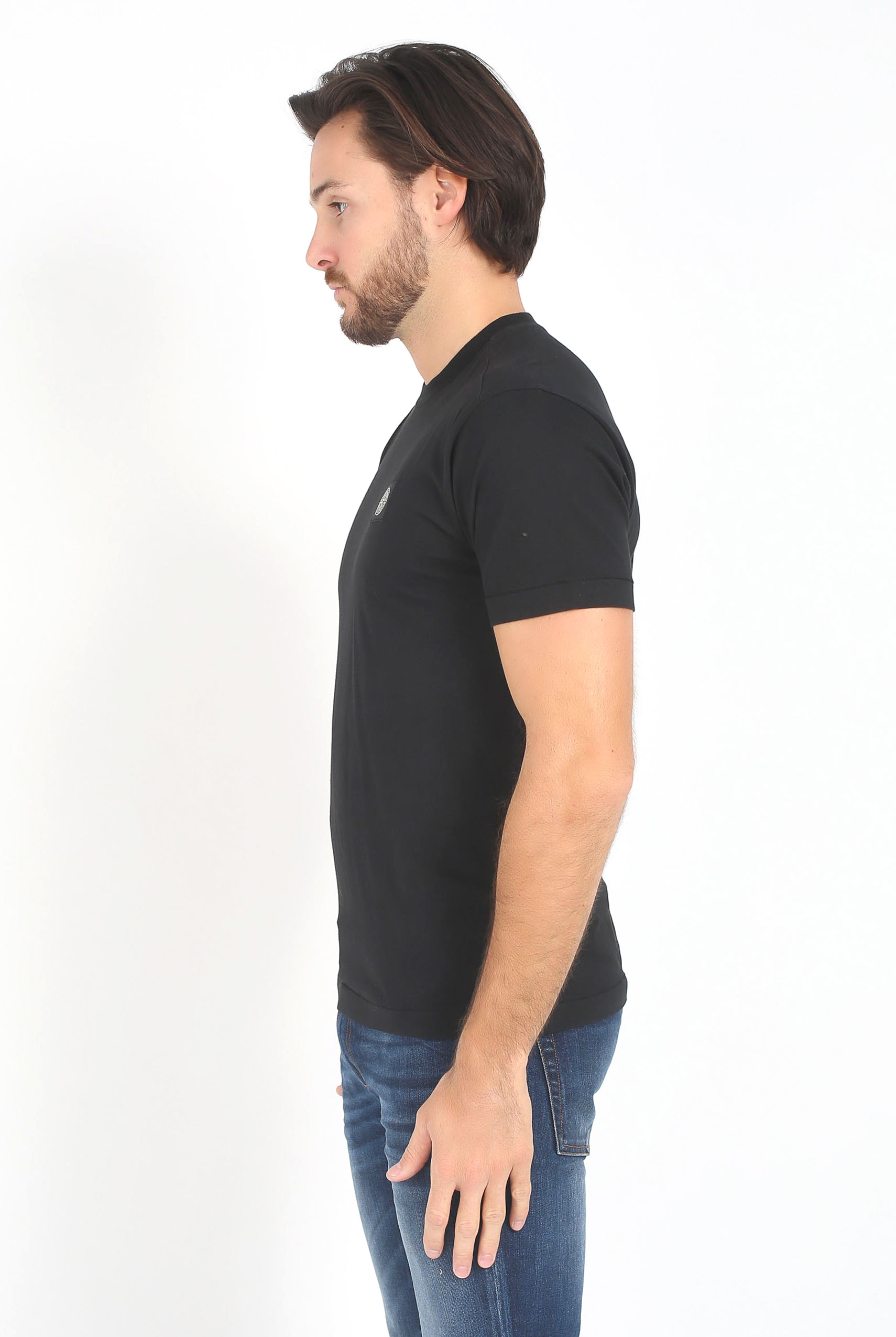 T-SHIRT STONE ISLAND NOIR 681524141-V0029