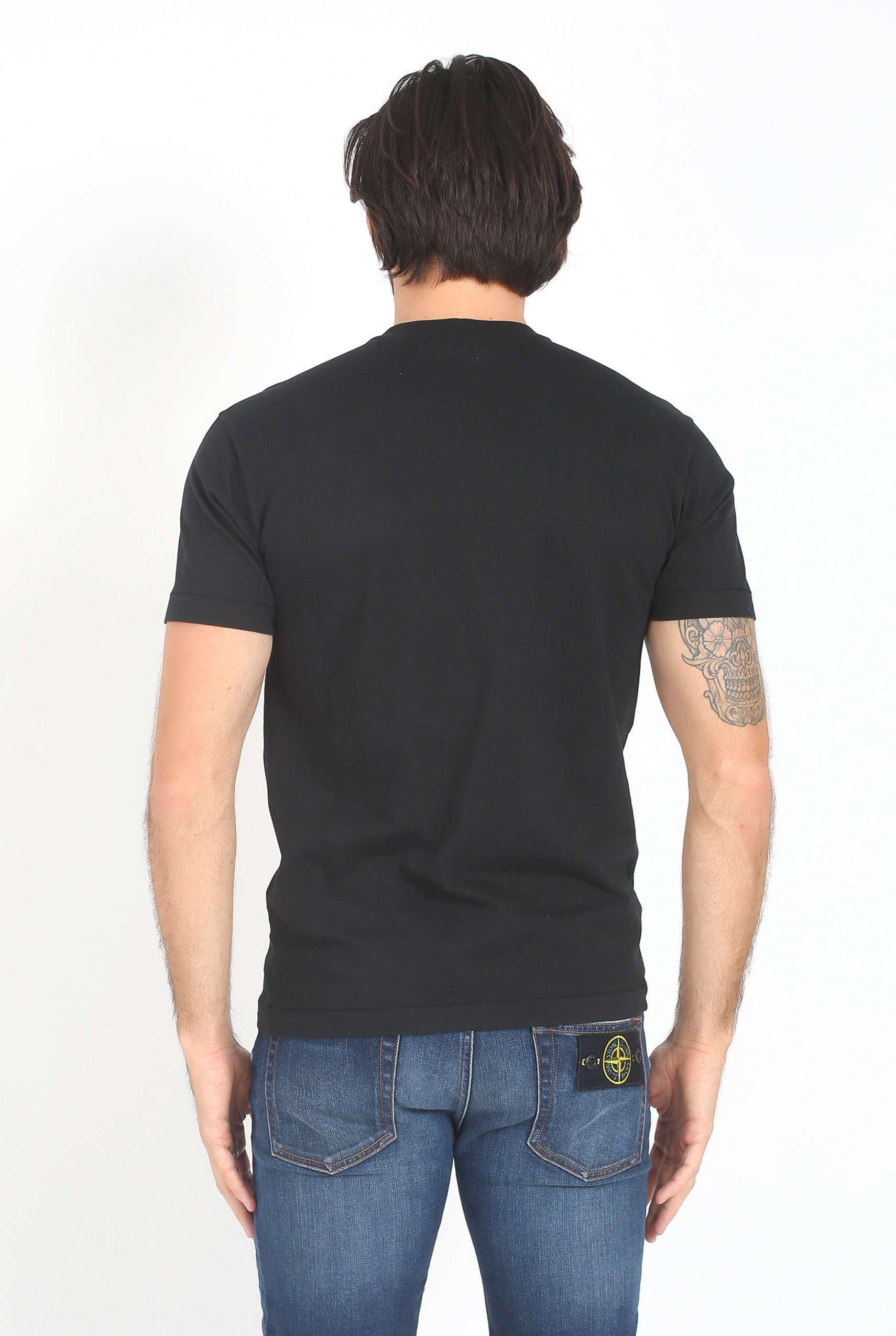T-SHIRT STONE ISLAND NOIR 681524141-V0029