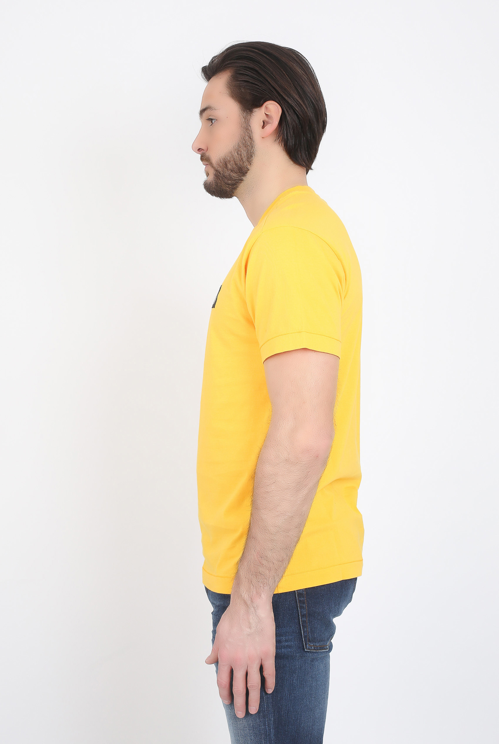 T-SHIRT STONE ISLAND JAUNE 681524141-V0030