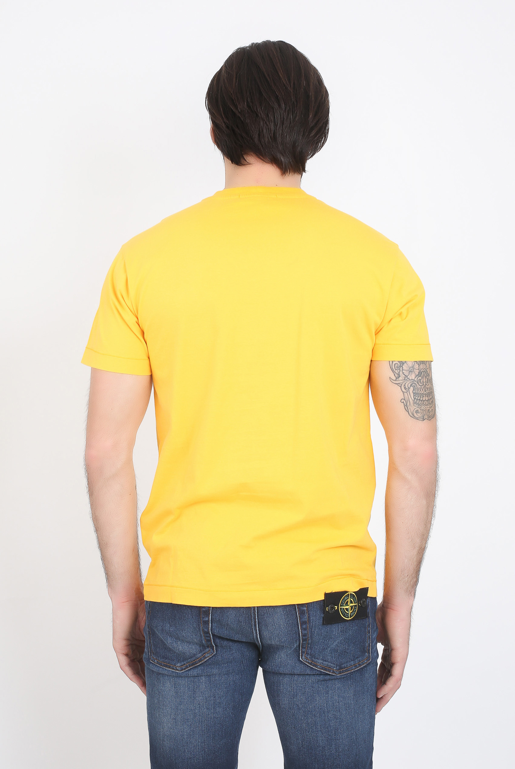 T-SHIRT STONE ISLAND JAUNE 681524141-V0030