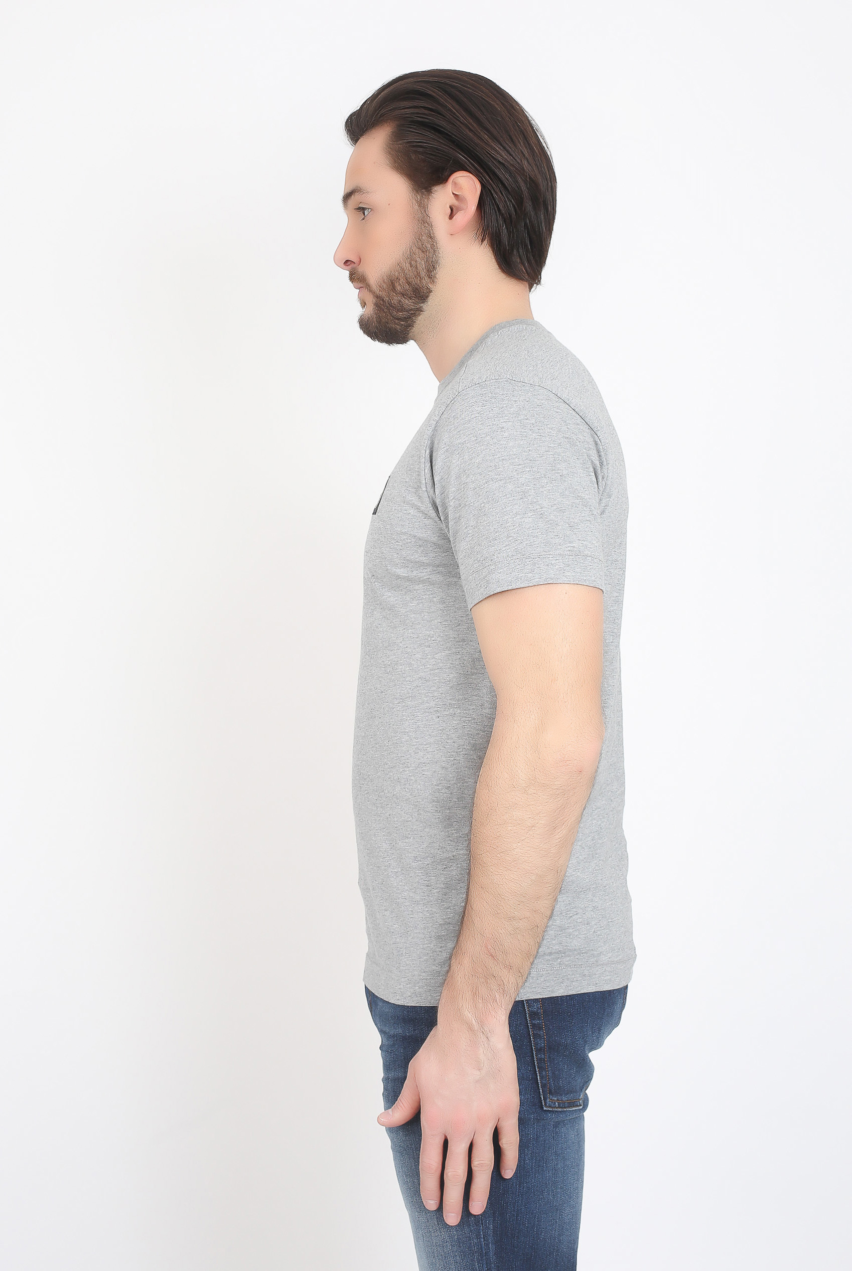 T-SHIRT STONE ISLAND GRIS 681524141-V1064