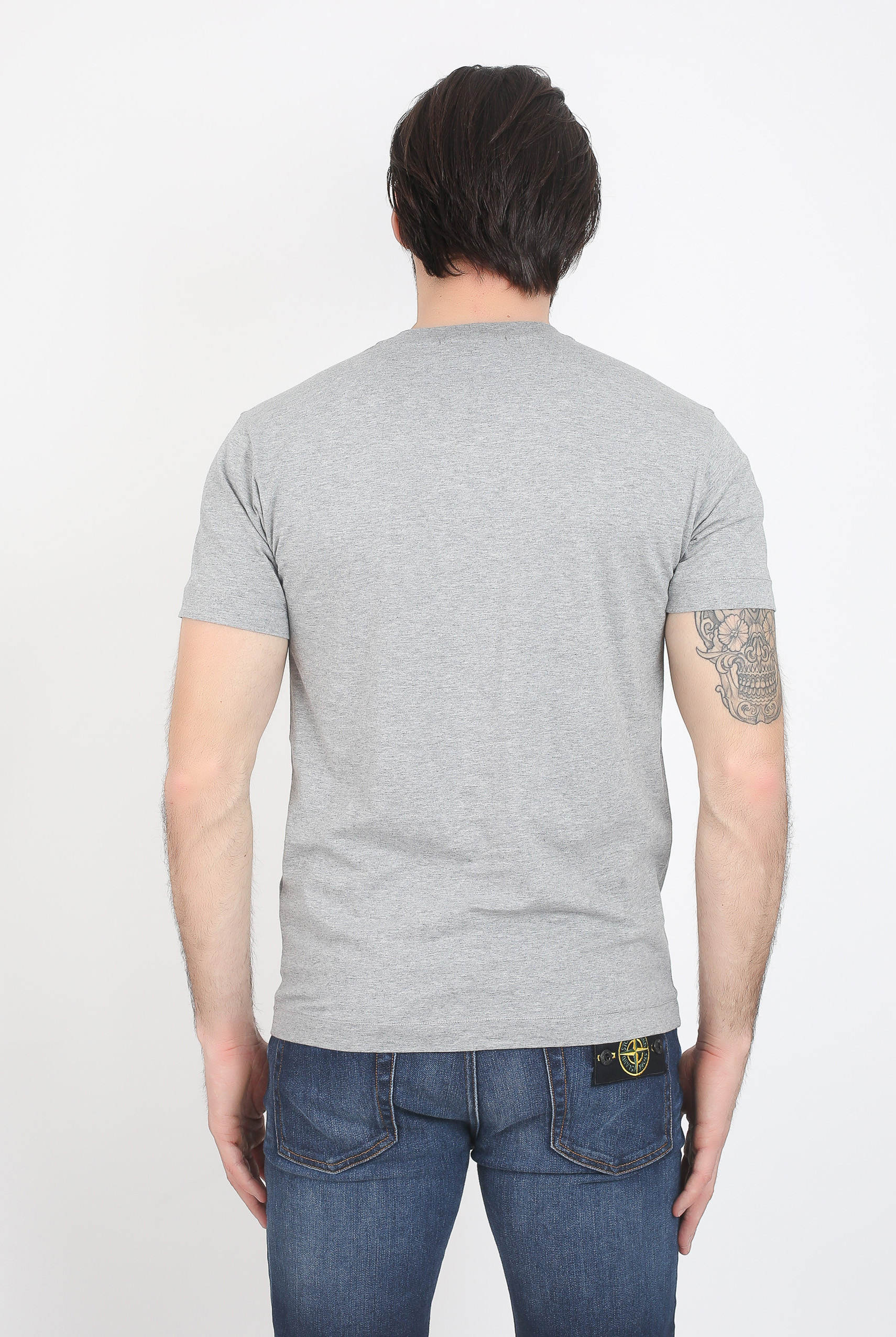 T-SHIRT STONE ISLAND GRIS 681524141-V1064