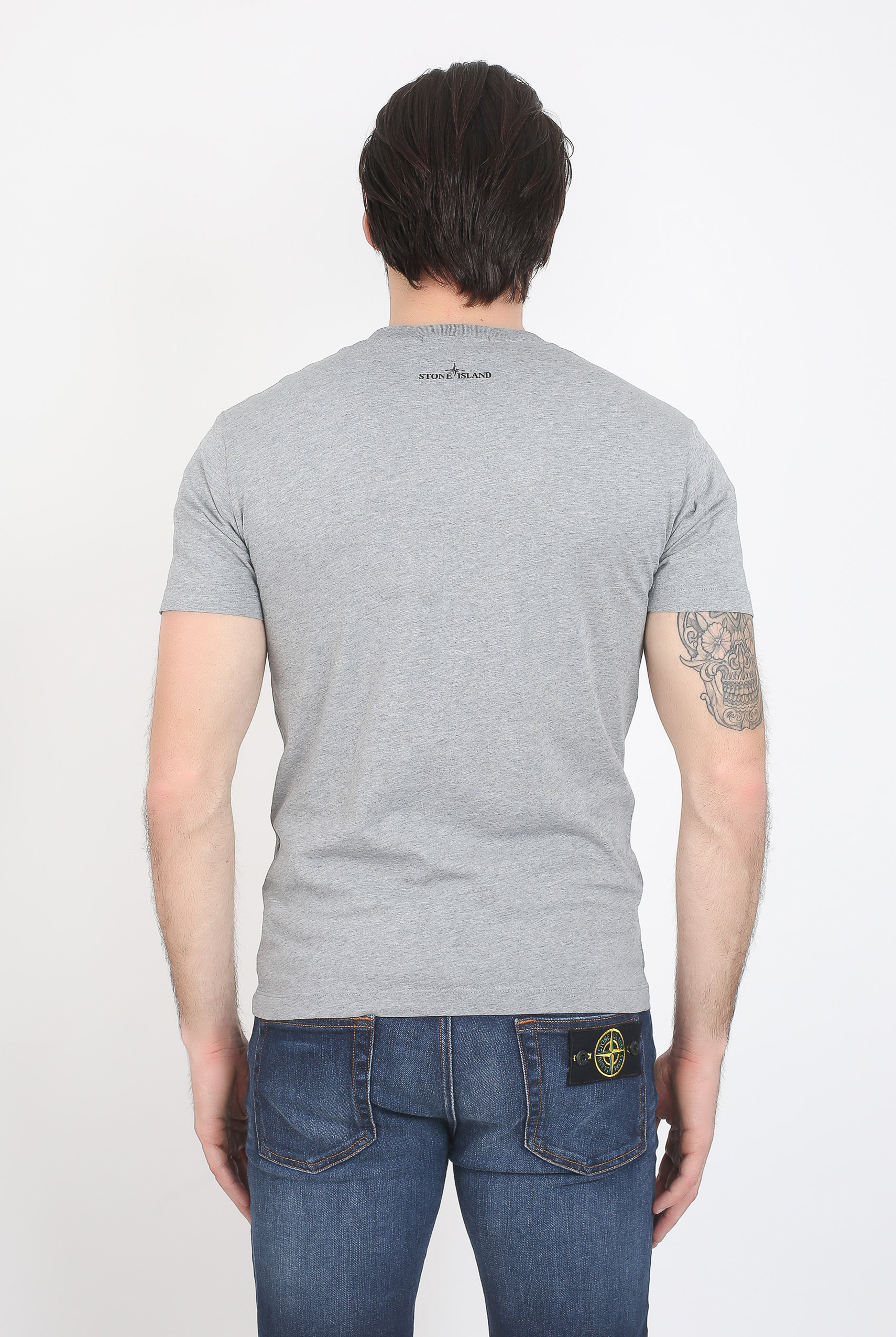 T-SHIRT STONE ISLAND GRIS 68152NS89-V1064