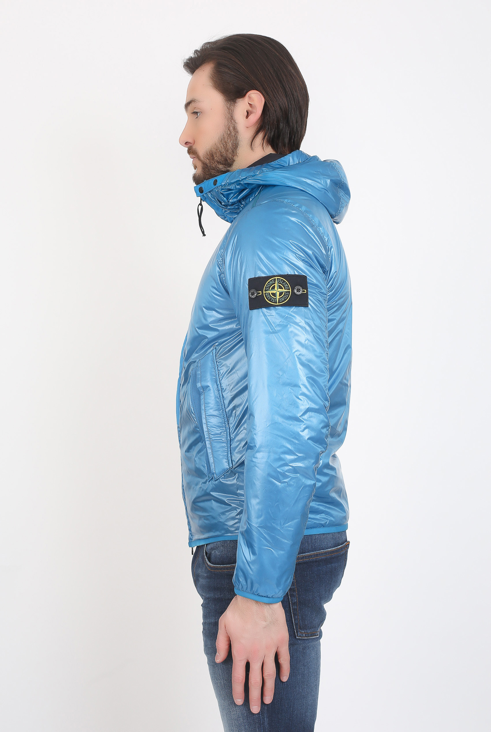 BLOUSON STONE ISLAND PERTEX QUANTUM Y WITH PRIMALOFT BLEU 681540221-V0023