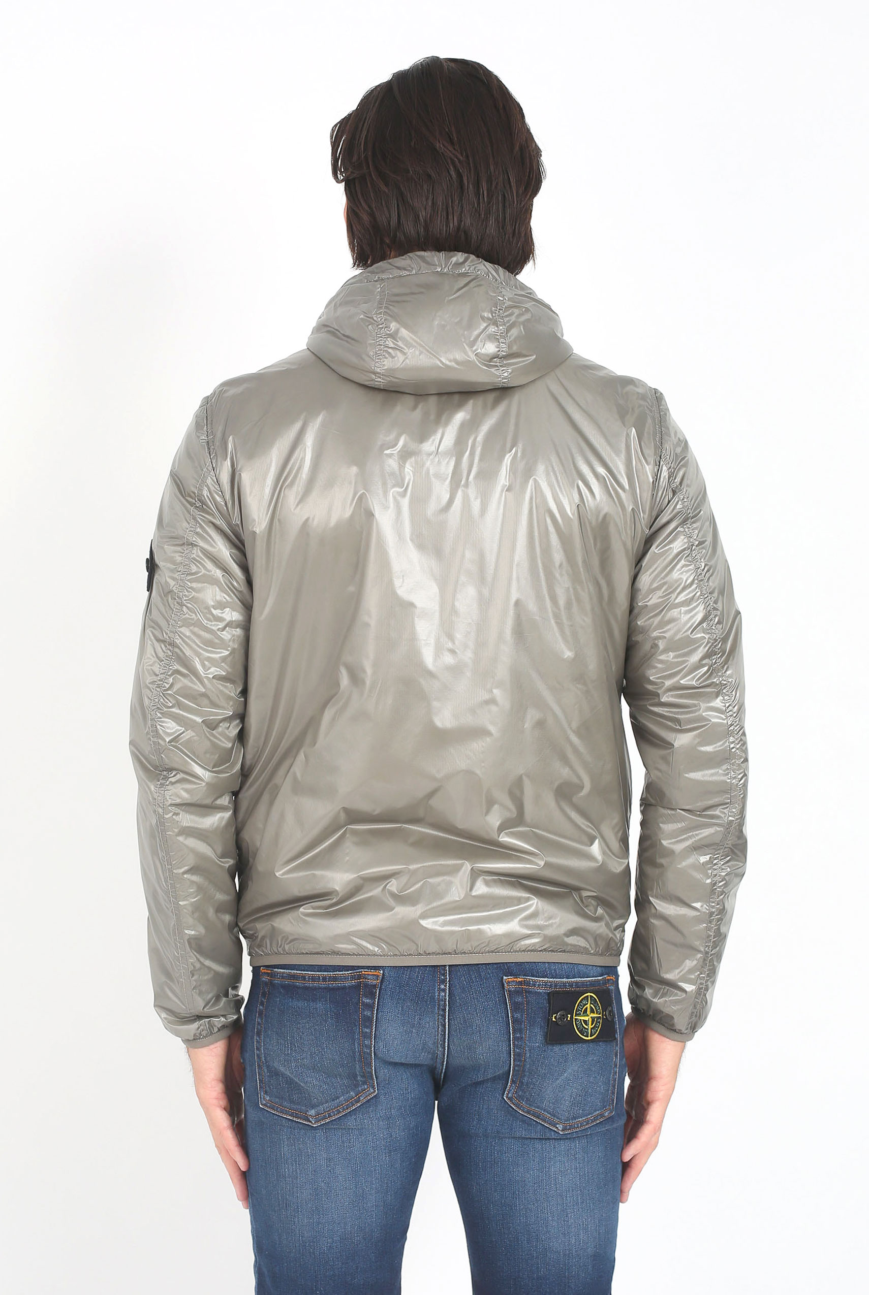 BLOUSON STONE ISLAND PERTEX QUANTUM Y WITH PRIMALOFT GRIS 681540221-V0092