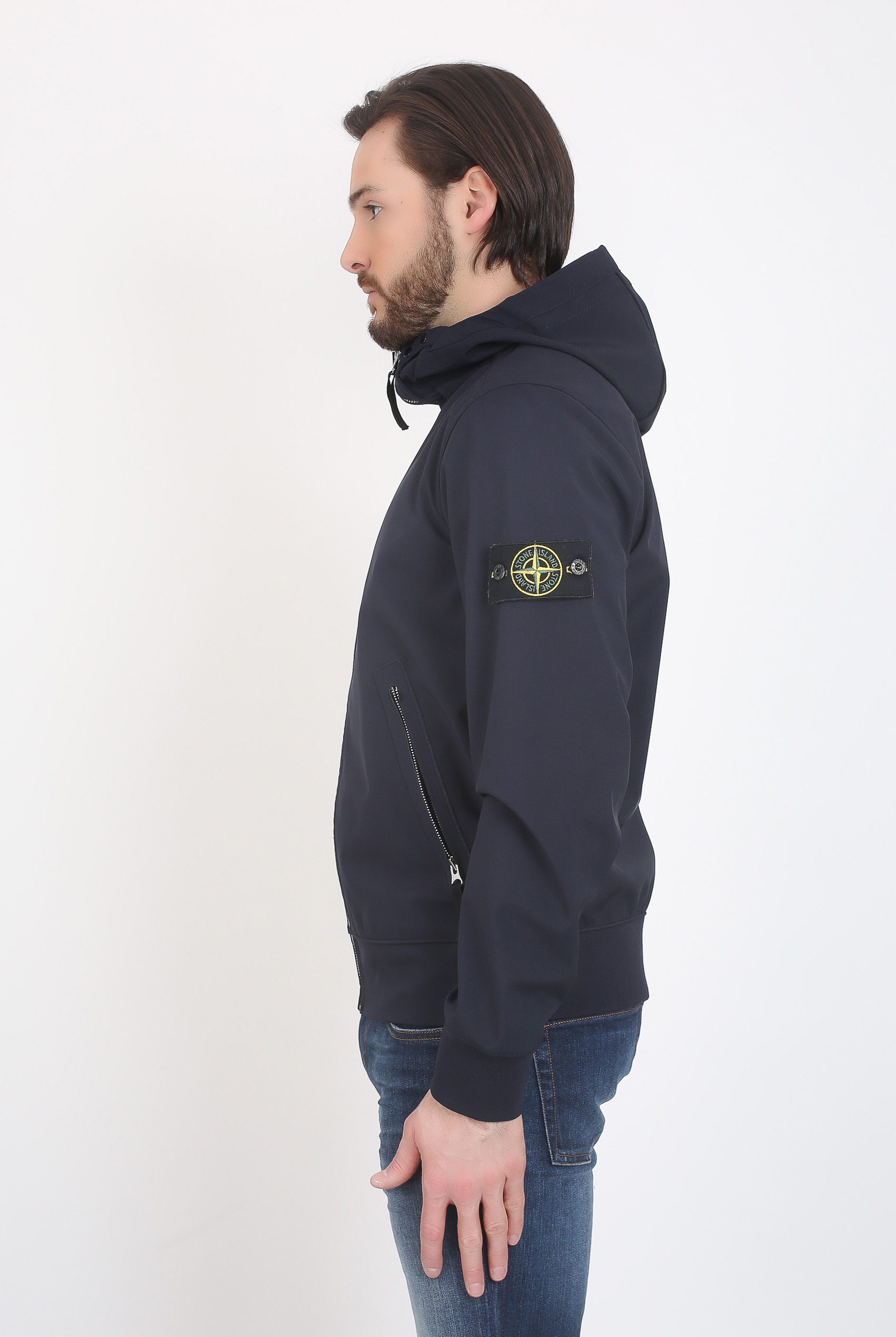 BLOUSON STONE ISLAND LIGHT SOFT SHELL-R MARINE 681540827-V0020