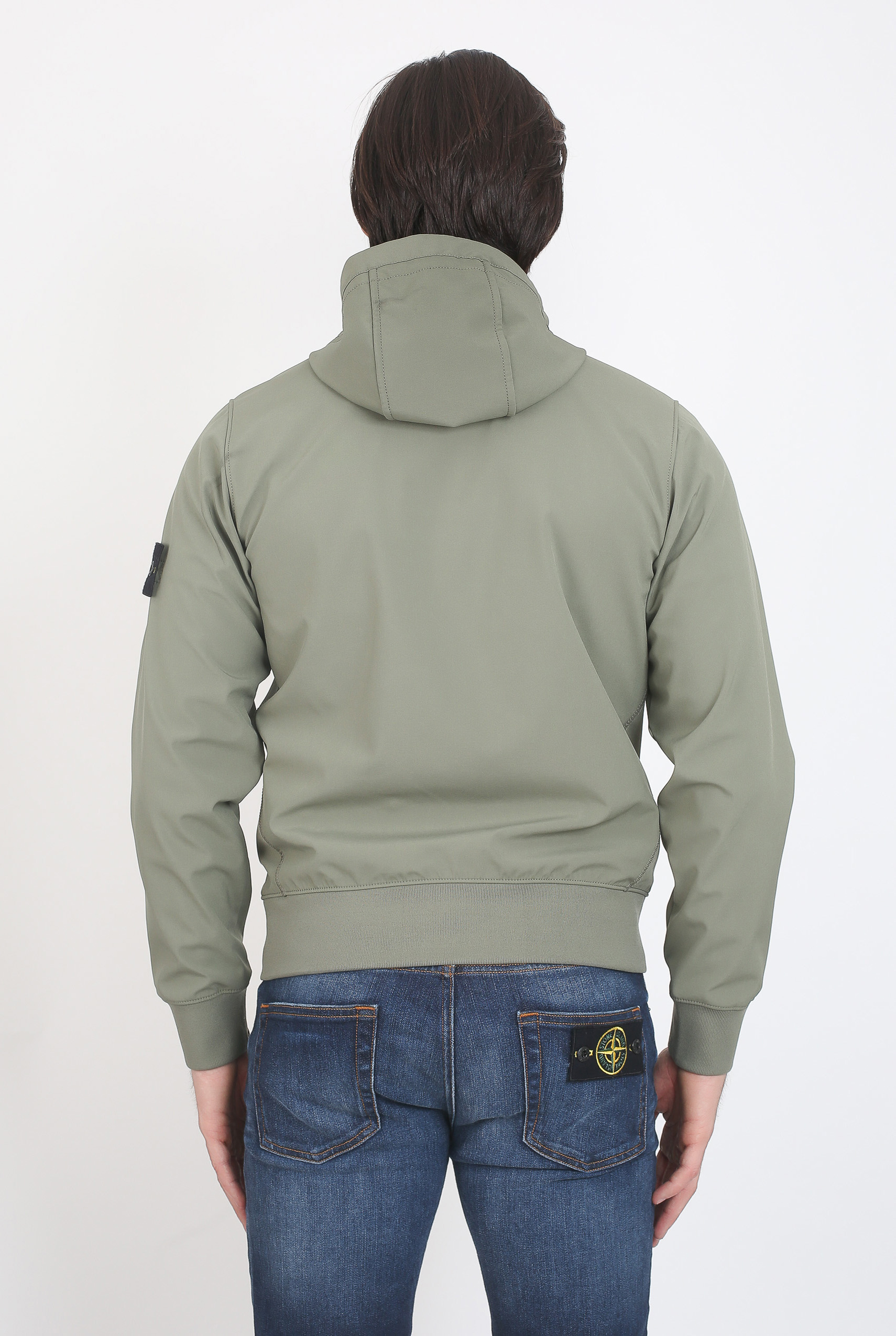 BLOUSON STONE ISLAND LIGHT SOFT SHELL-R KAKI 681540827-V0055