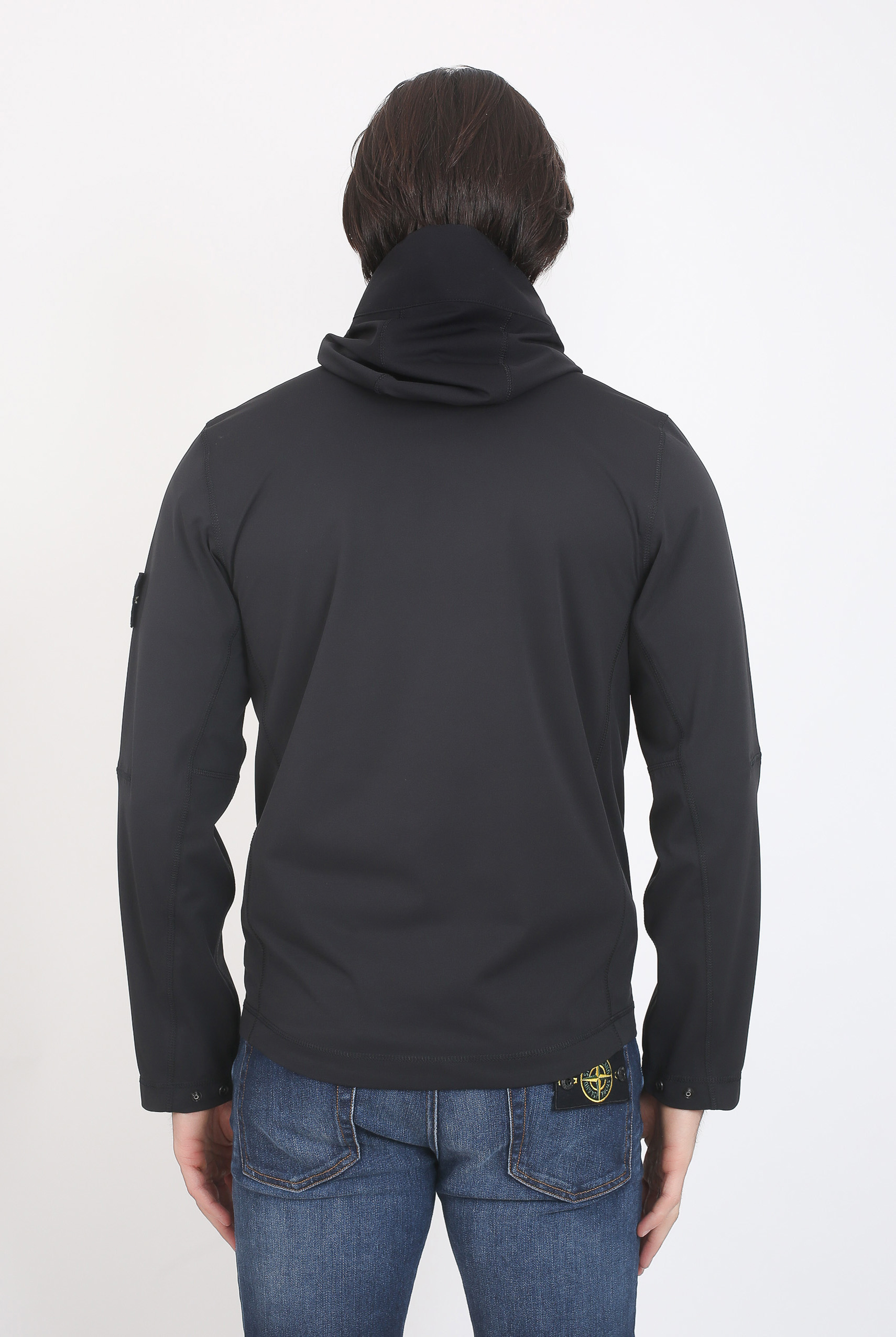 BLOUSON STONE ISLAND LIGHT SOFT SHELL NOIR 681542426-V0029