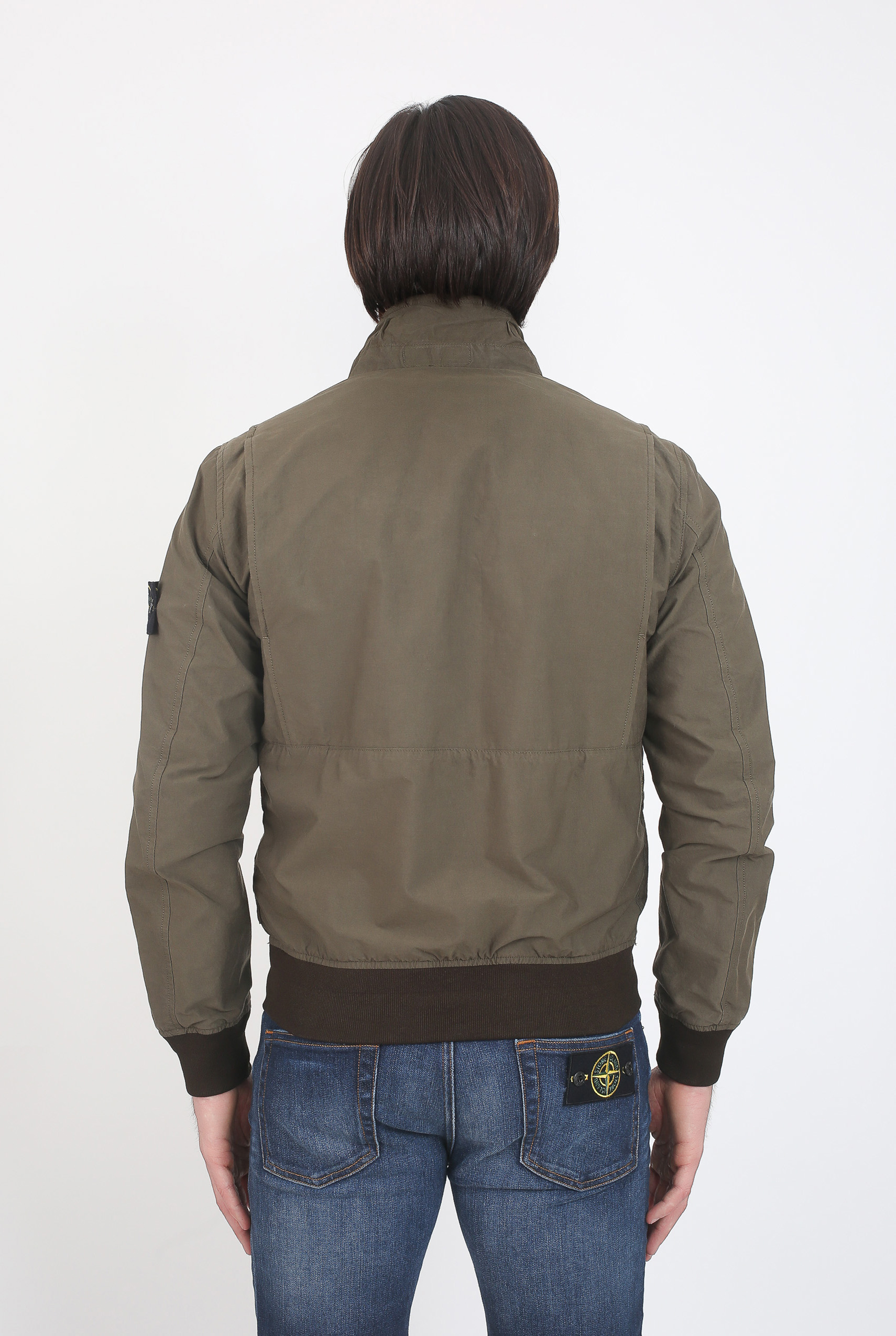 BLOUSON STONE ISLAND LIGHT COTTON NYLON TWILL KAKI 681543330-V0054