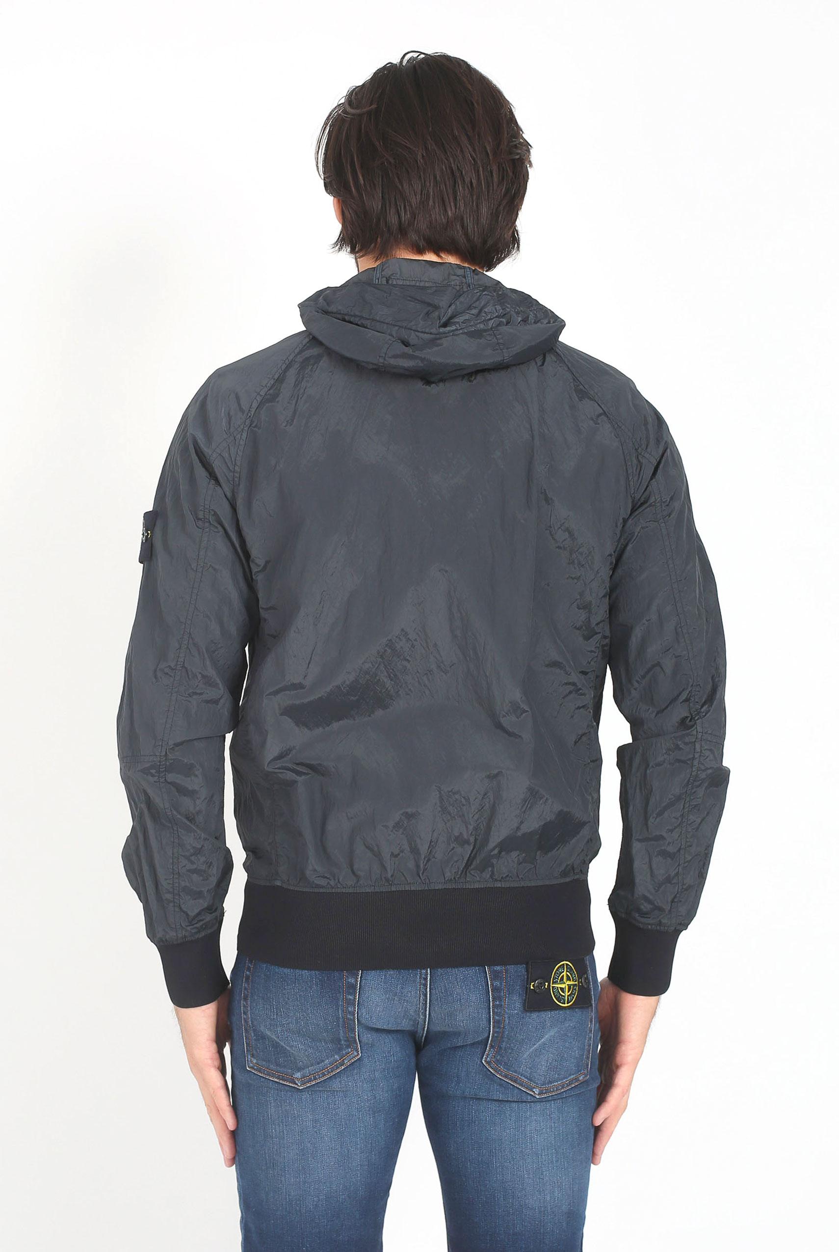 BLOUSON STONE ISLAND NYLON METAL WATRO GRIS ANTHRACITE 681545047-V0063