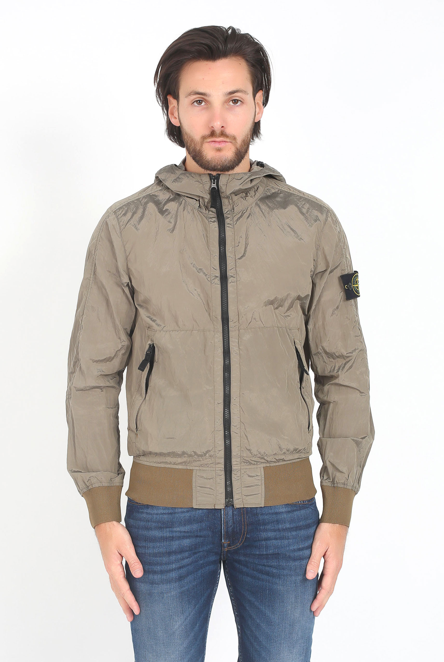 BLOUSON STONE ISLAND NYLON METAL WATRO BRONZE 681545047-V0092