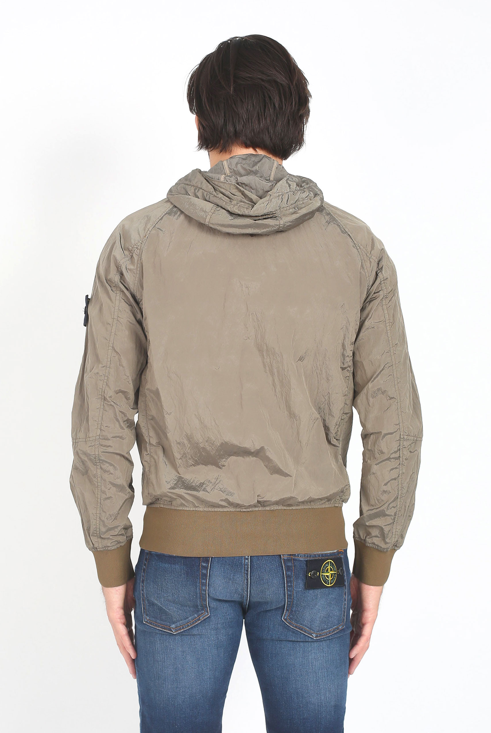 BLOUSON STONE ISLAND NYLON METAL WATRO BRONZE 681545047-V0092