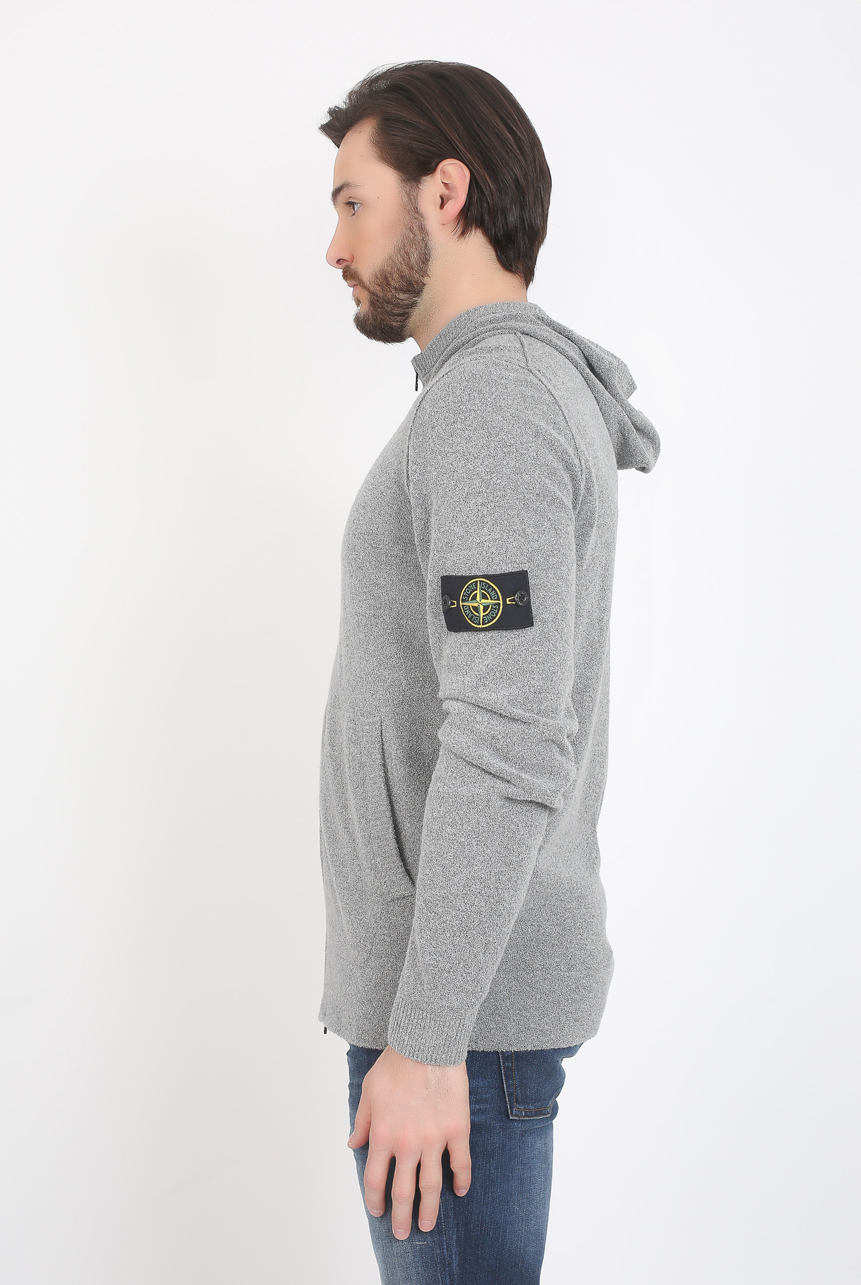 GILET STONE ISLAND GRIS 681553B5-V0061