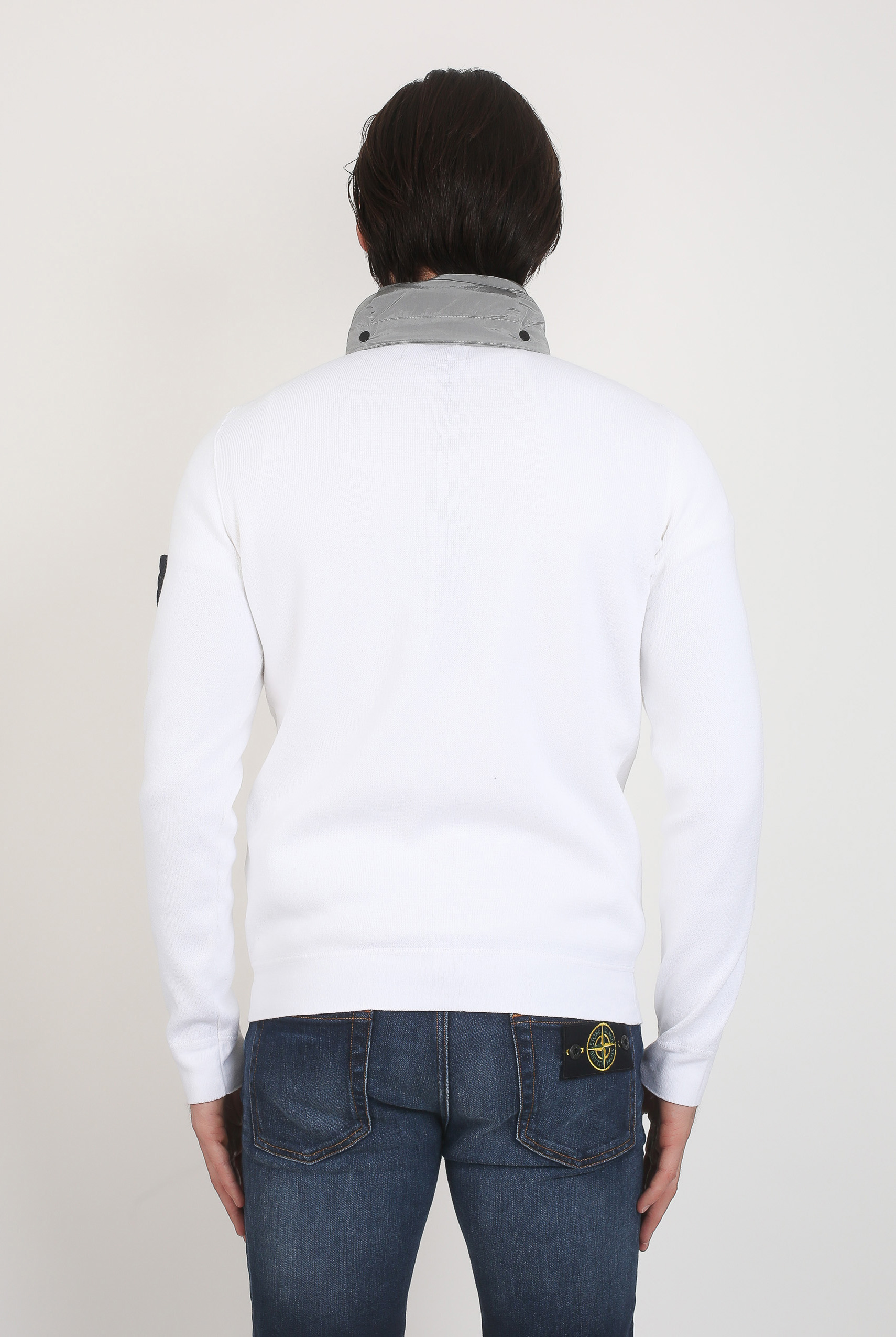 GILET STONE ISLAND BLANC 6815548A6-V0001