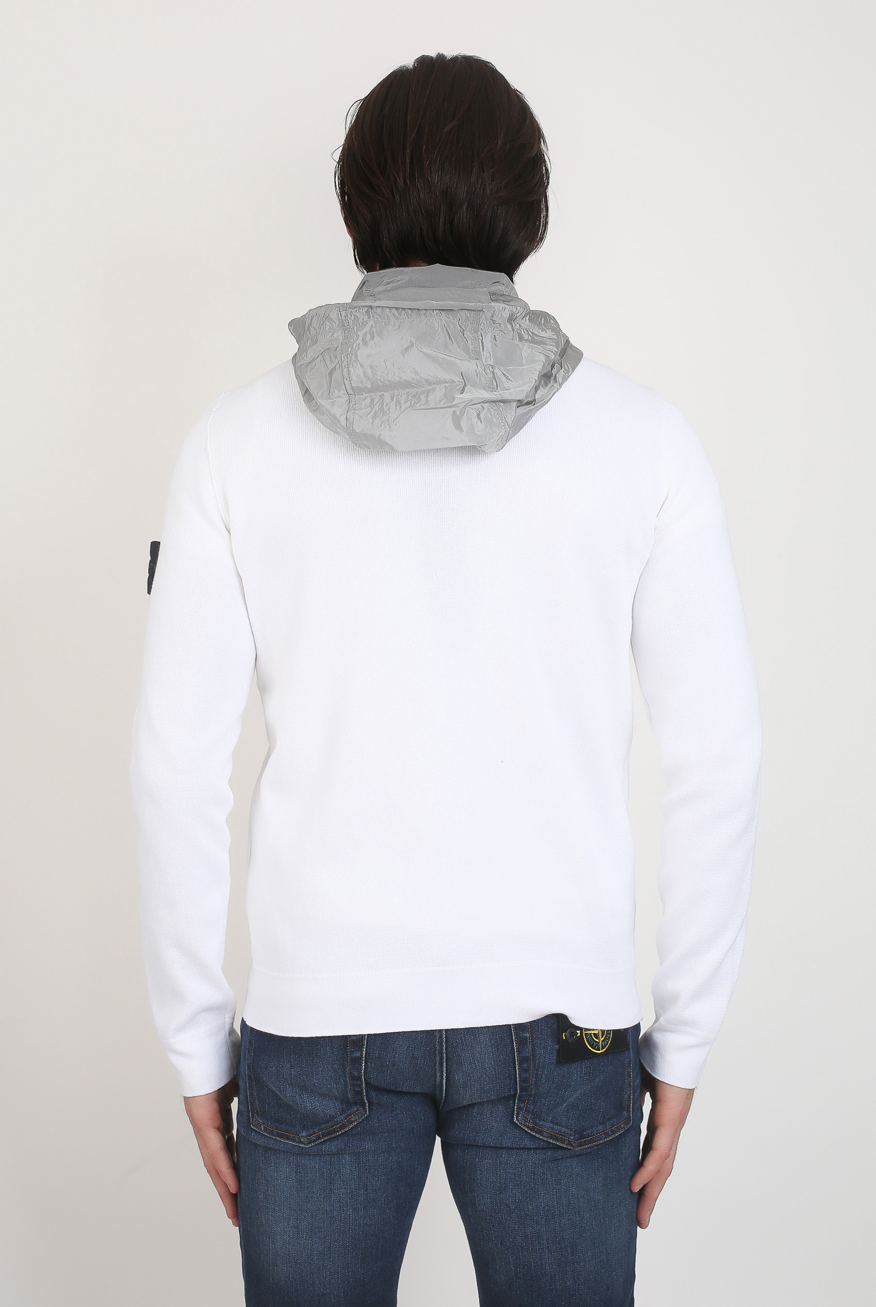 GILET STONE ISLAND BLANC 6815548A6-V0001