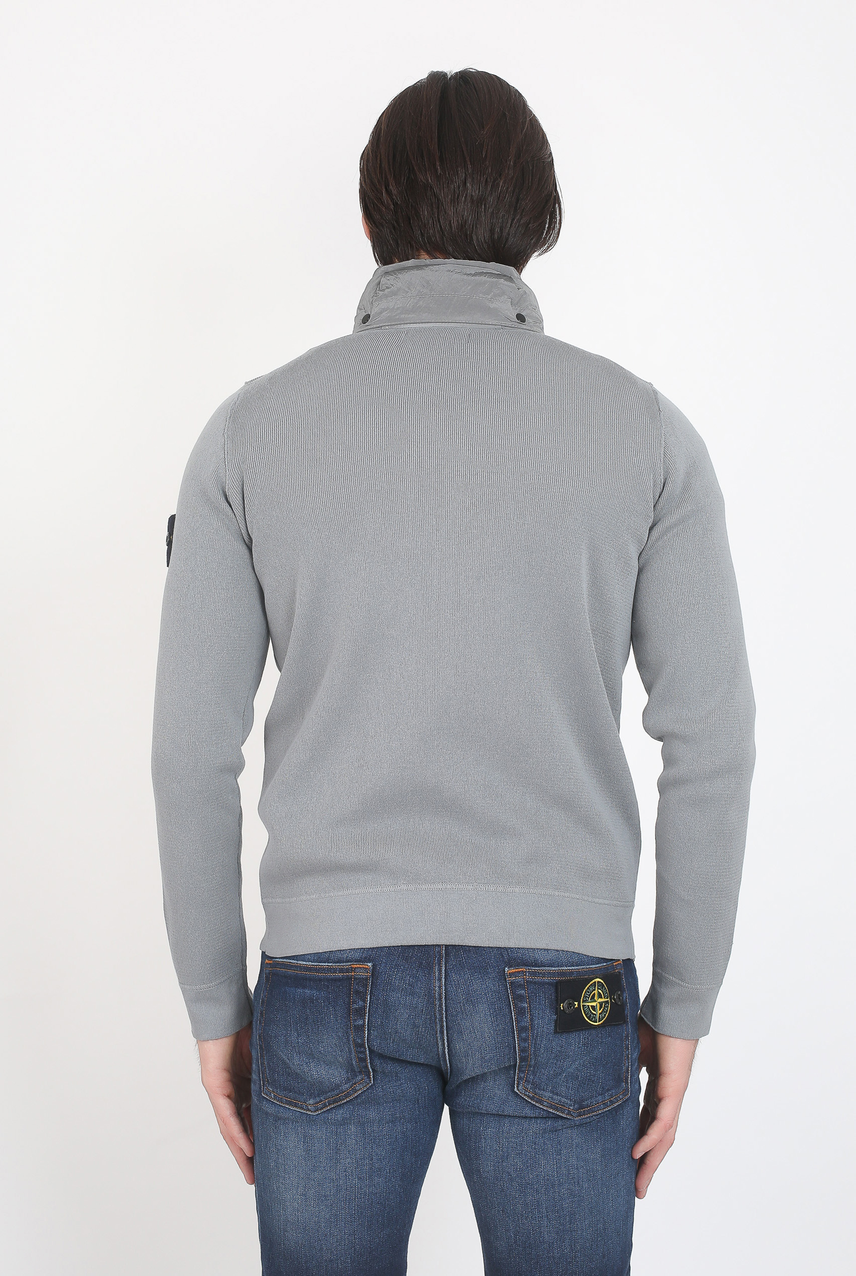 GILET STONE ISLAND GRIS 6815548A6-V0061