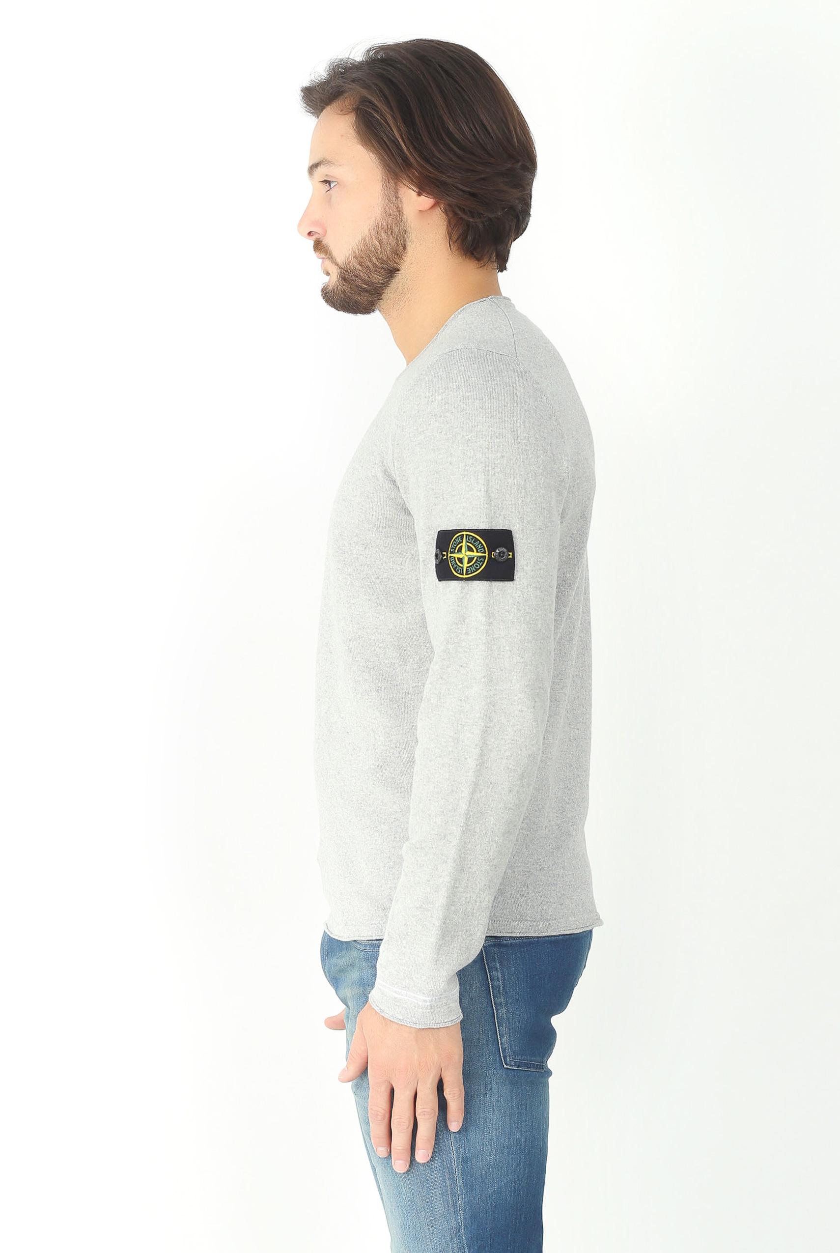 PULL STONE ISLAND GRIS 6815569B9-V0064