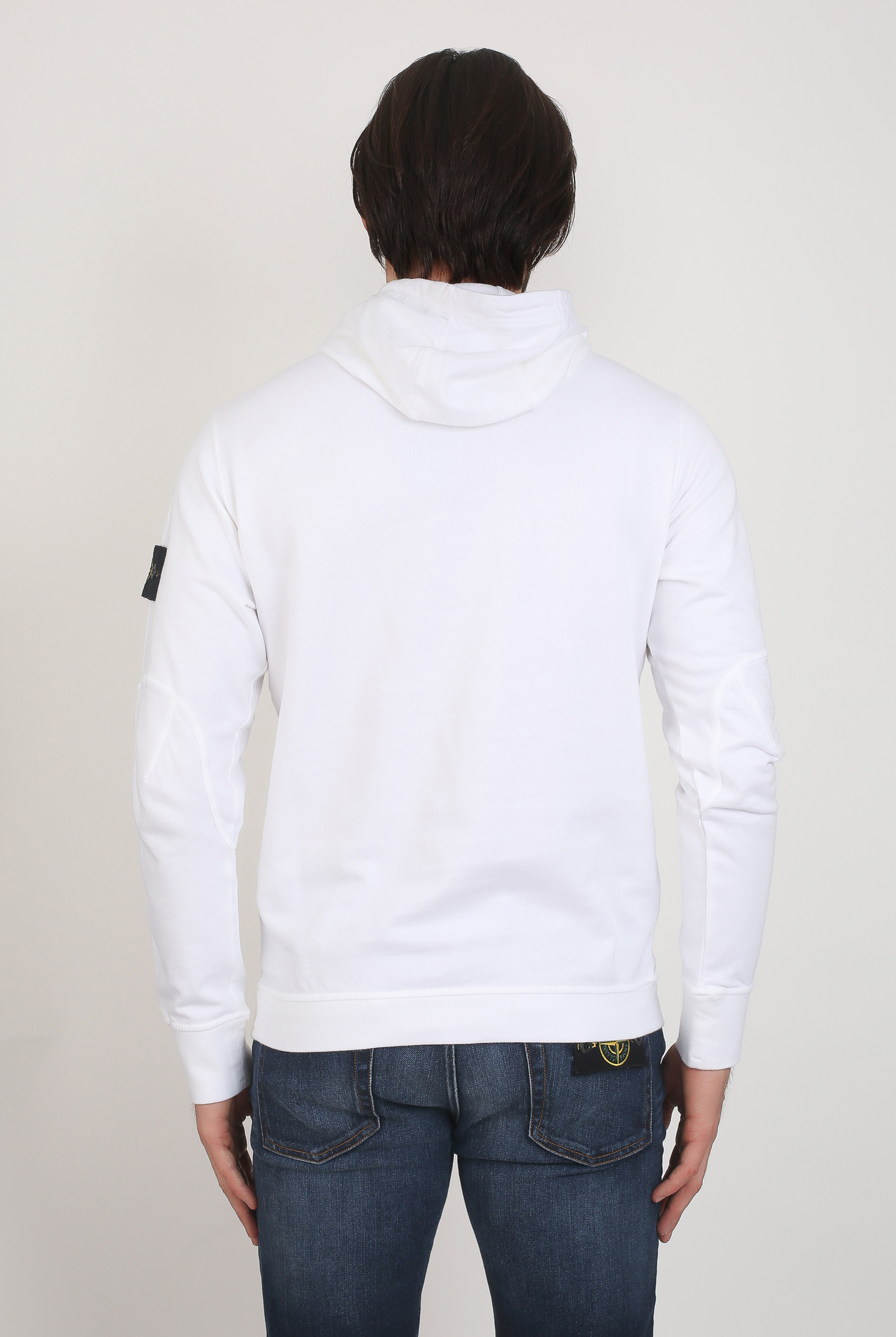 SWEAT STONE ISLAND BLANC 681560539-V0001