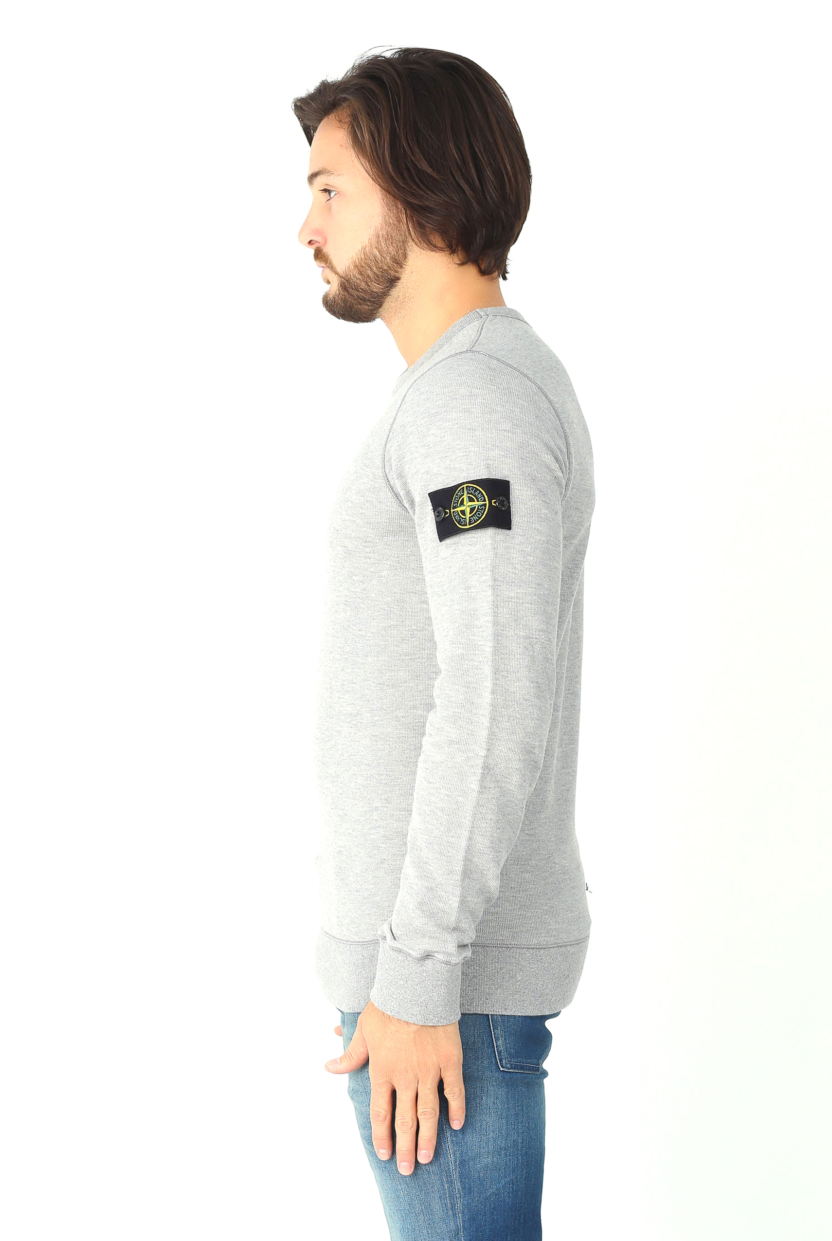 PULL STONE ISLAND GRIS 681565655-V1064