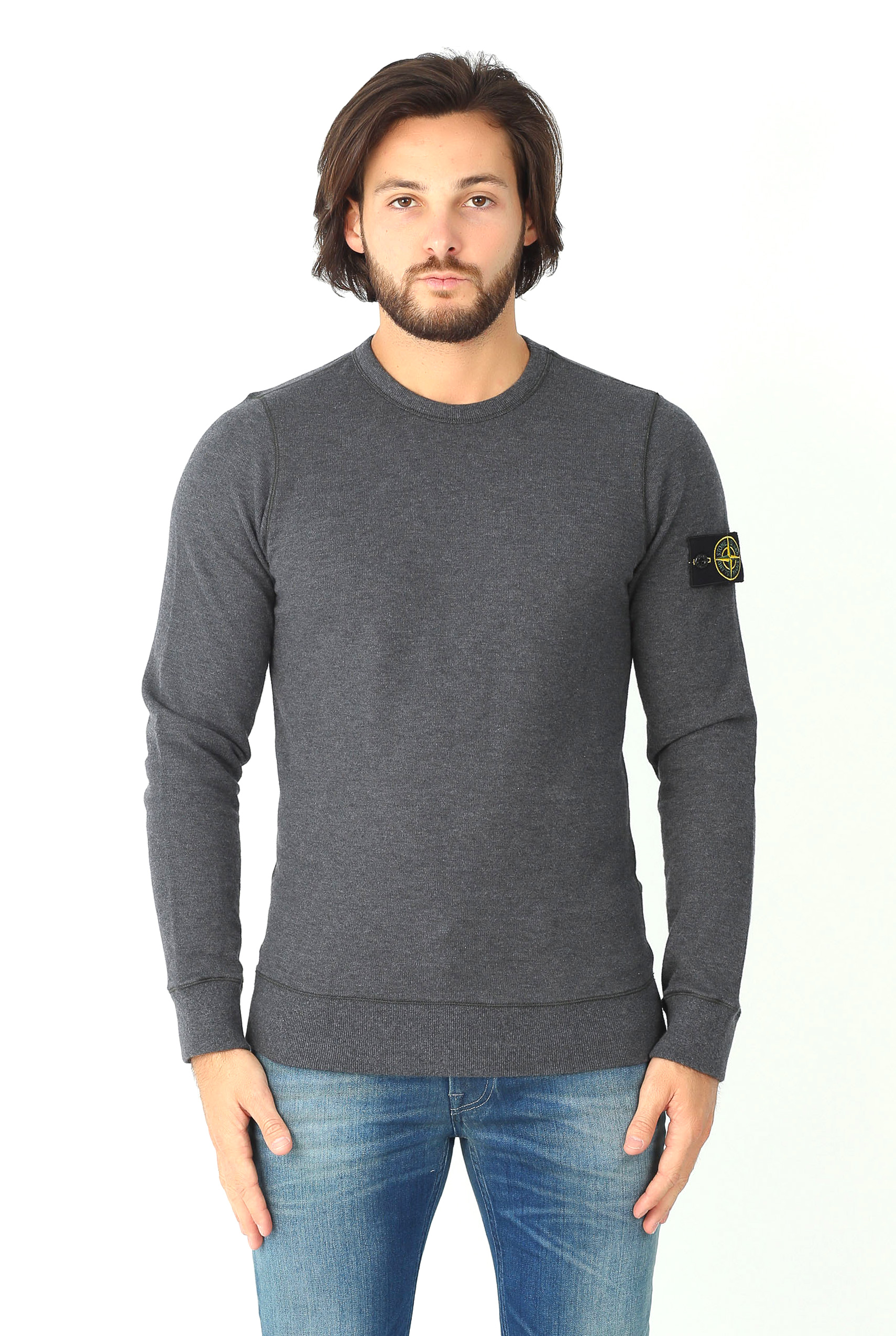 PULL STONE ISLAND ANTHRACITE 681565655-V1067
