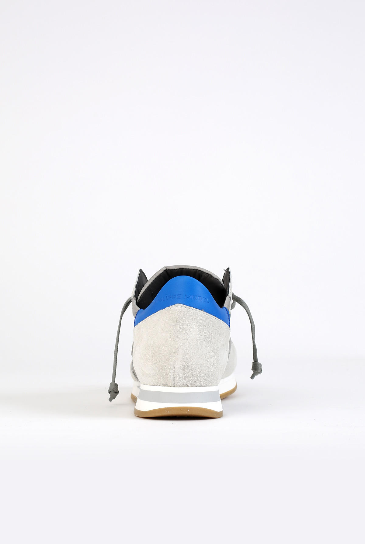 BASKETS PHILIPPE MODEL TROPEZ L U MONDIAL BASIC GRIS/BLUETTE TRLU-W022