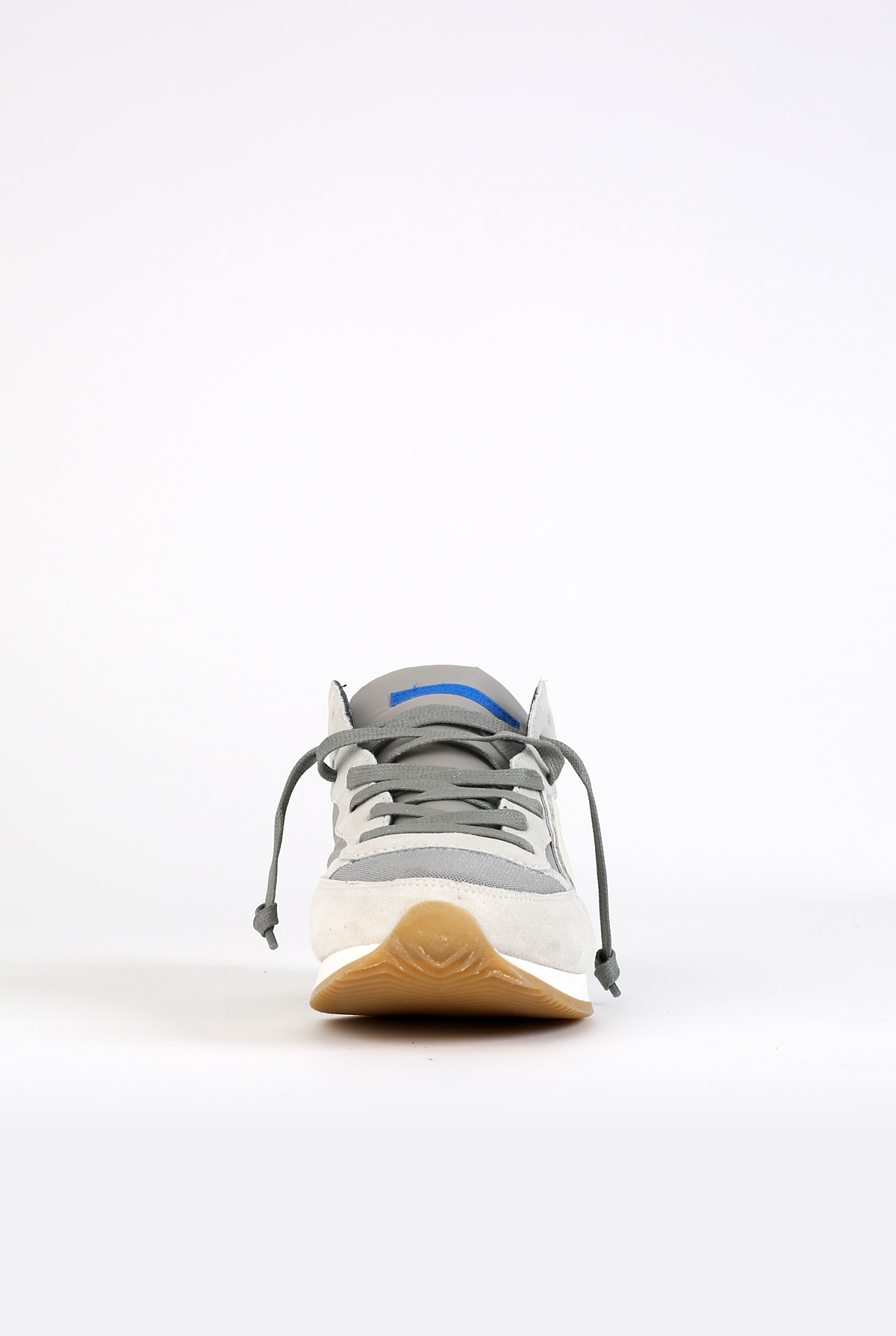 BASKETS PHILIPPE MODEL TROPEZ L U MONDIAL BASIC GRIS/BLUETTE TRLU-W022