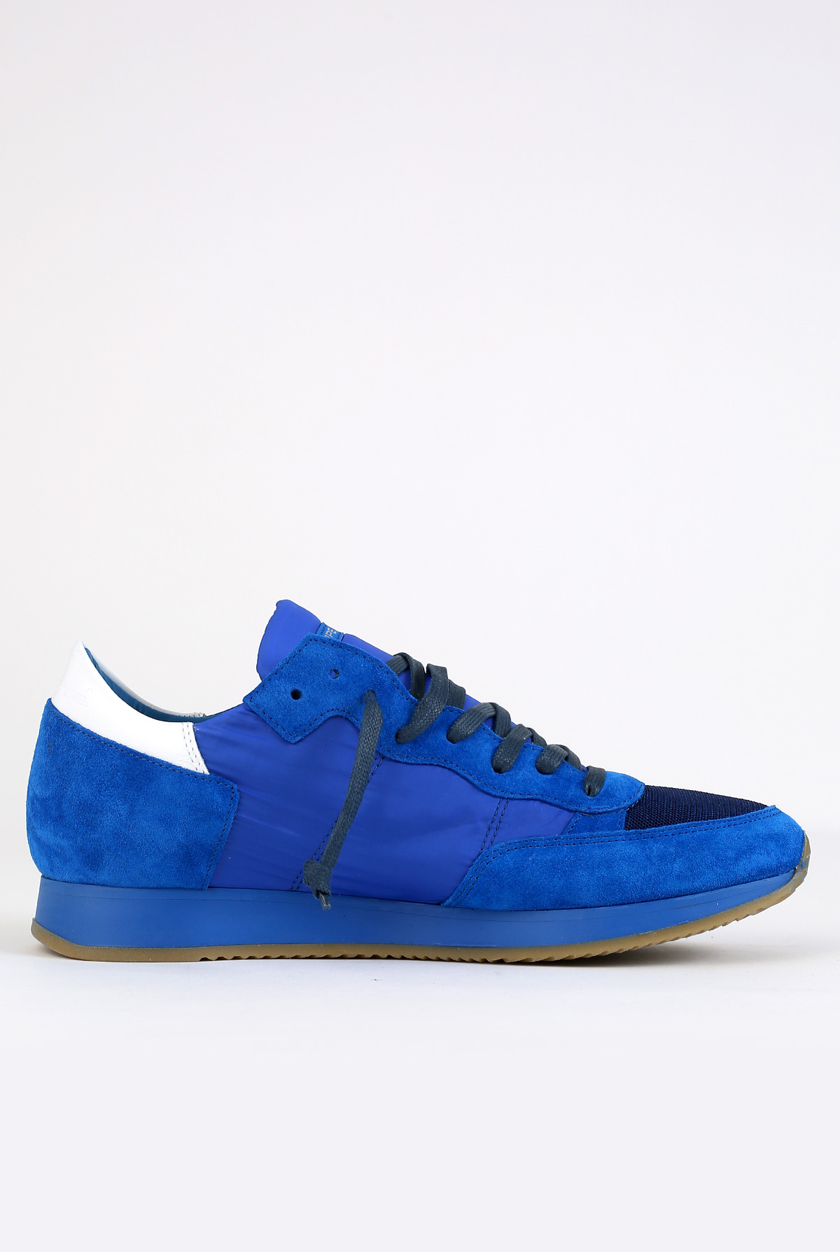 BASKETS PHILIPPE MODEL TROPEZ L U COULEUR BLUETTE/BLANC TRLU-SR21