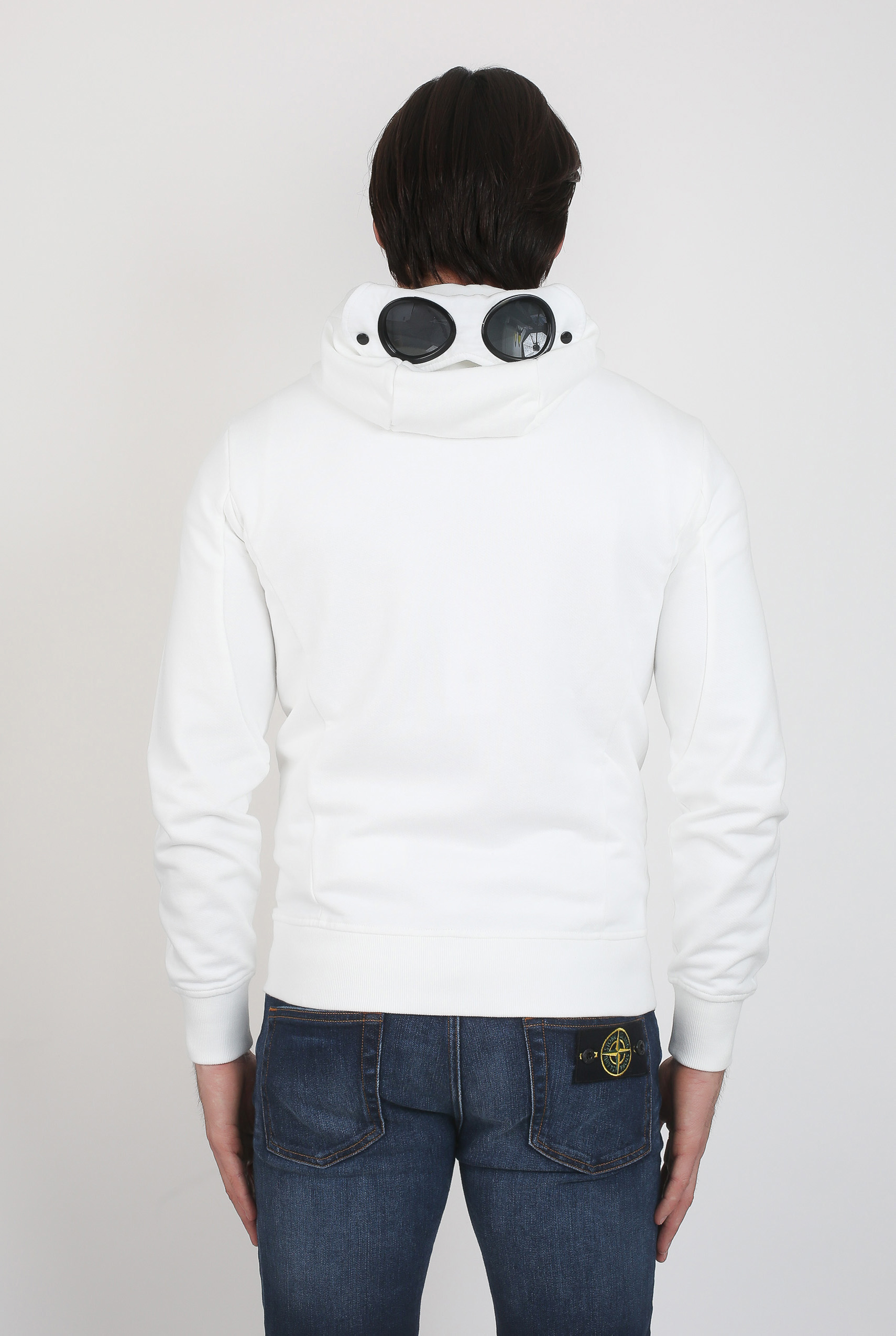 GILET C.P. COMPANY BLANC SO61A 5160W-112