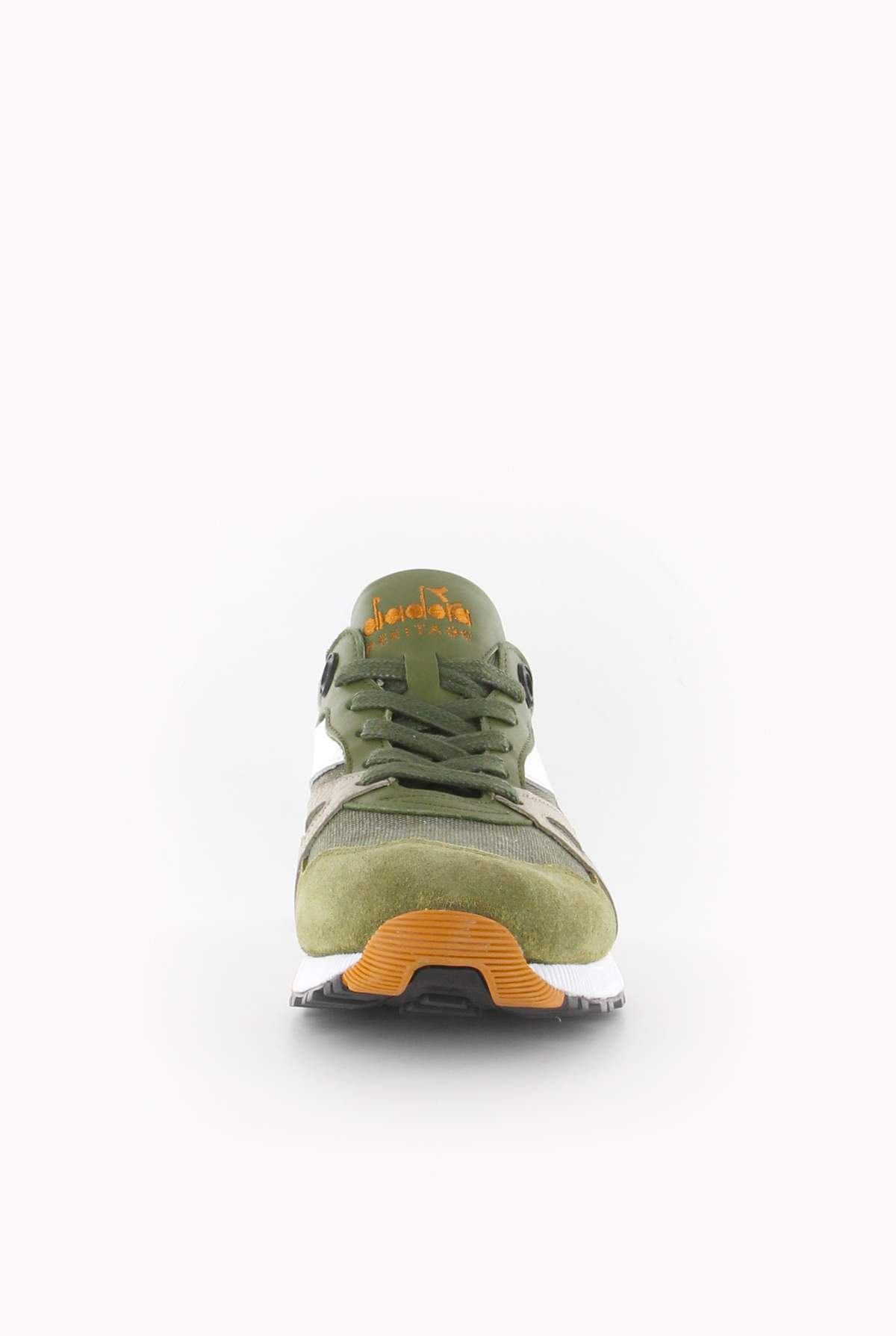 BASKETS DIADORA KAKI/BLANC/ORANGE N9000-70400