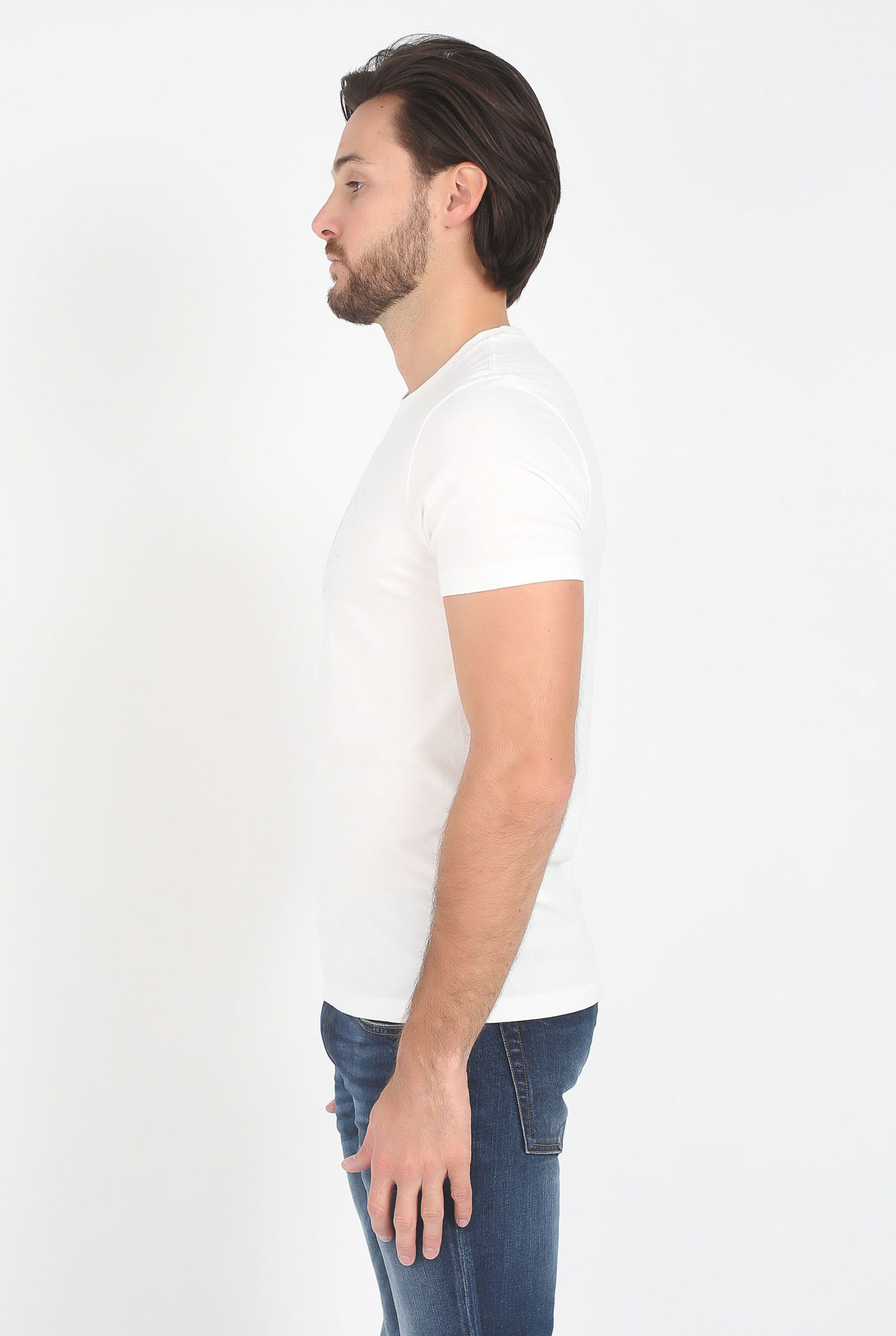 T-SHIRT C.P. COMPANY BLANC S200A 5100W-112