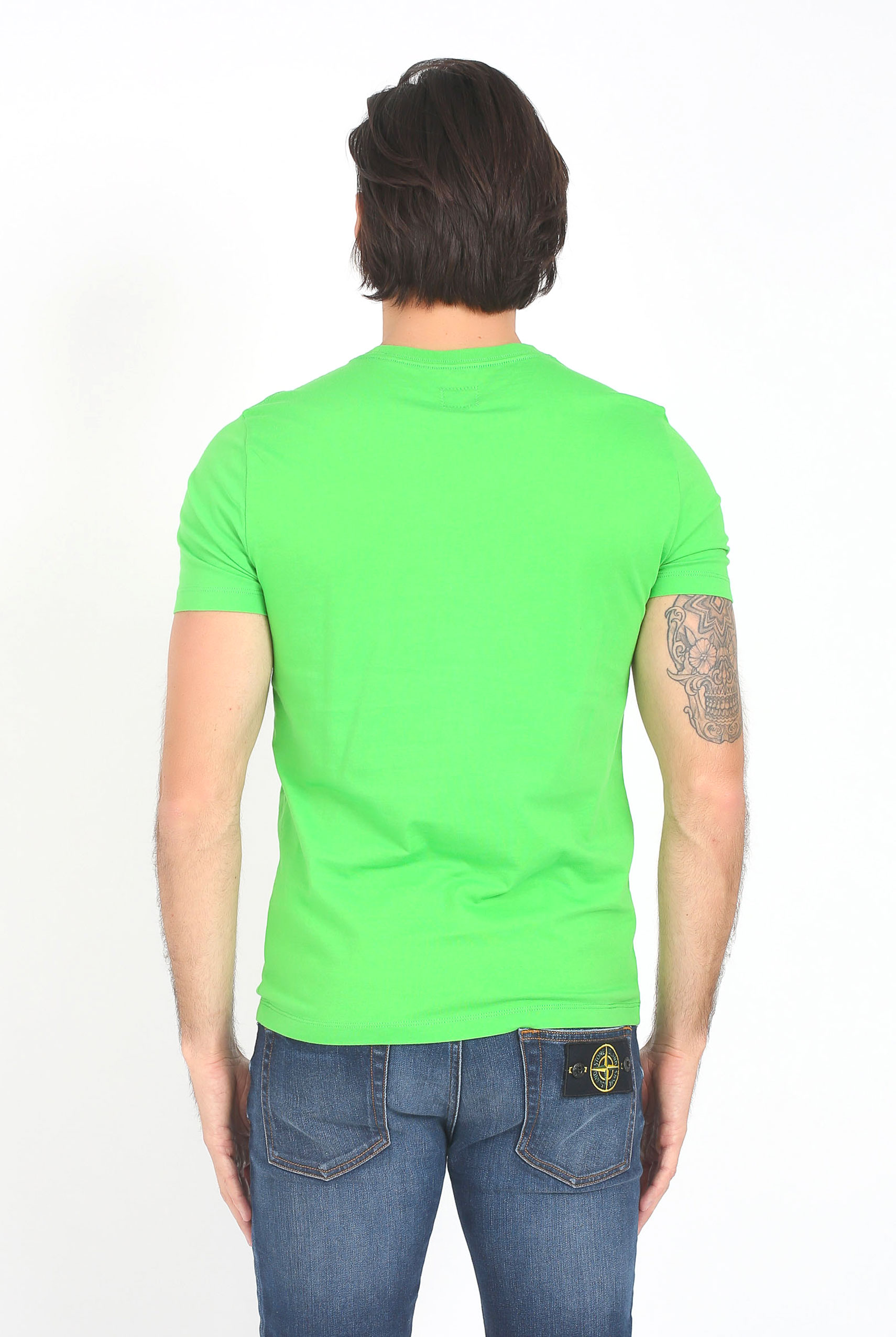 T-SHIRT C.P. COMPANY VERT S200A 5100W-617