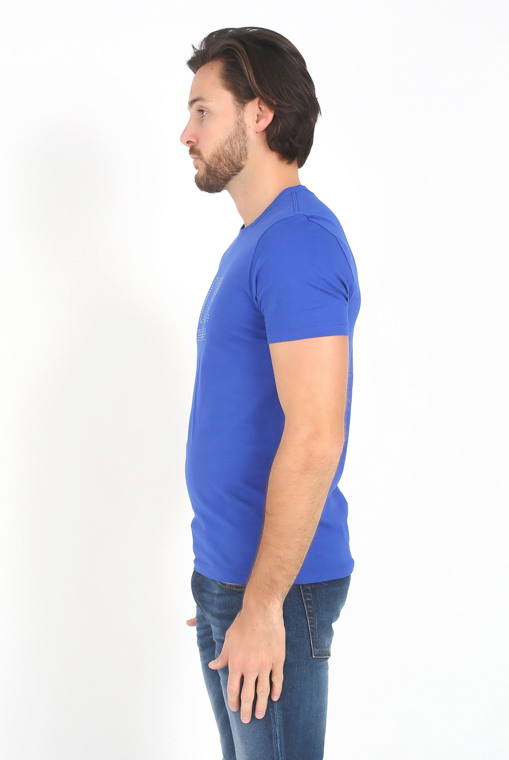 T-SHIRT C.P. COMPANY BLEU S200A 5100W-854