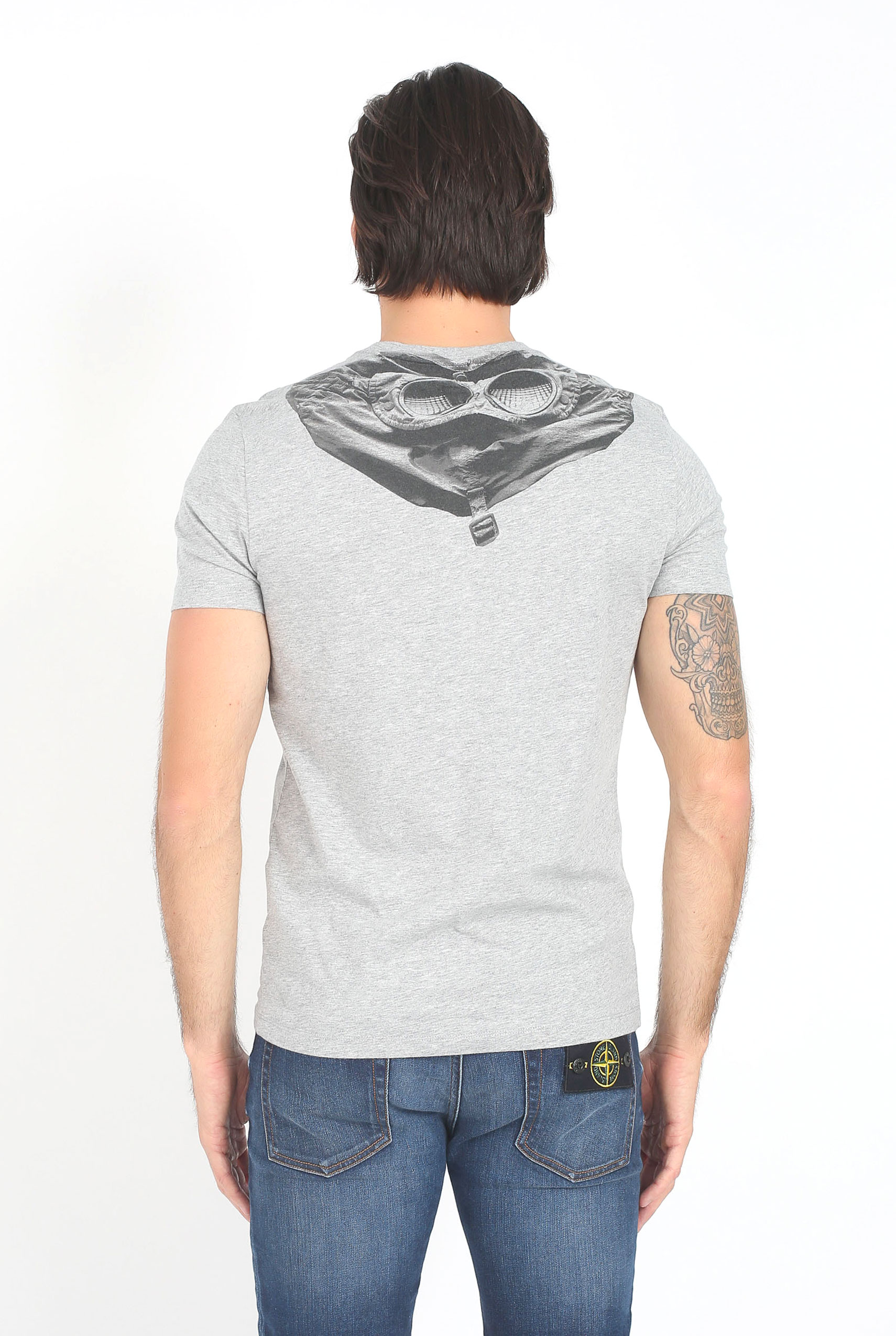 T-SHIRT C.P. COMPANY GRIS S073A 5100W-M93