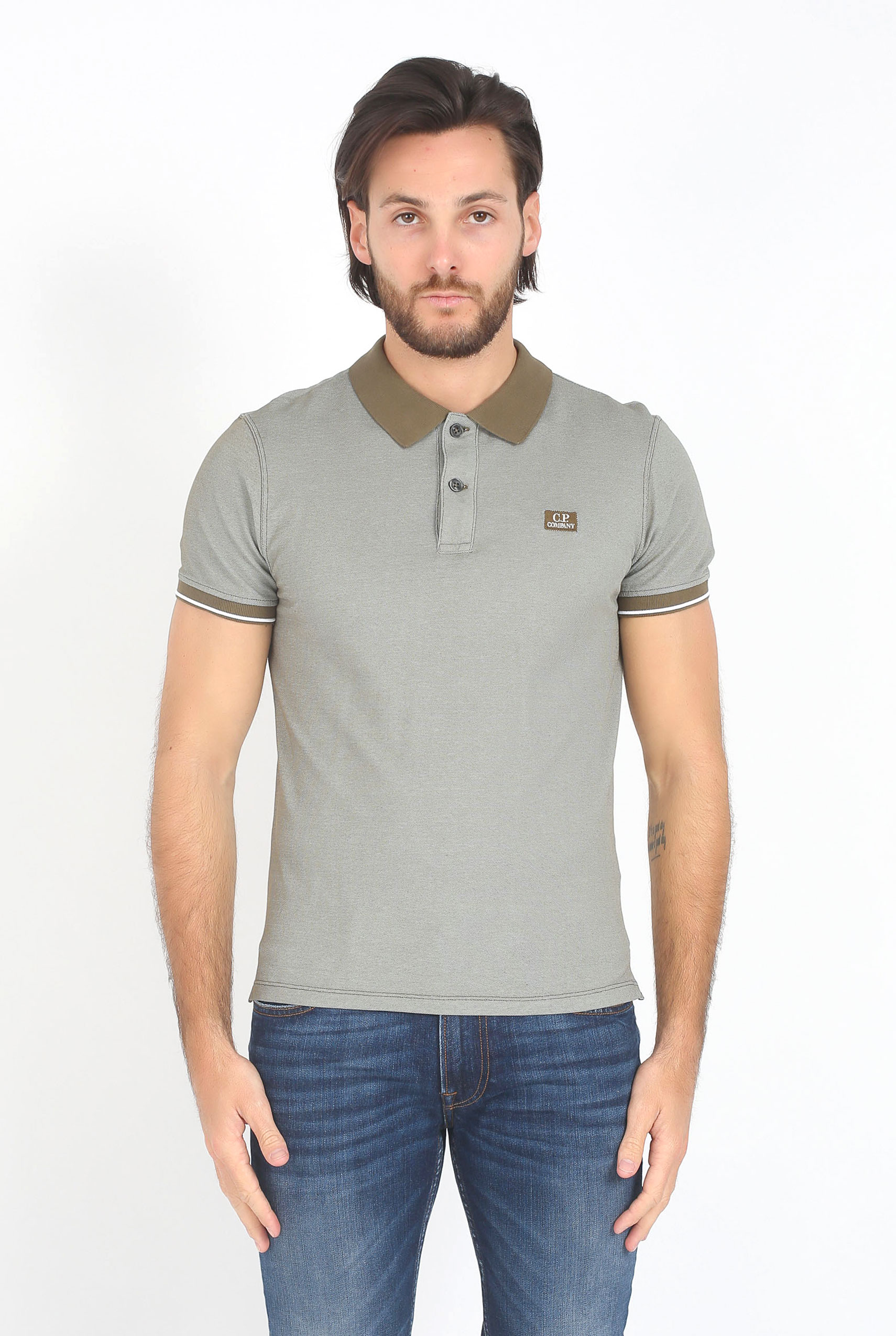 POLO C.P. COMPANY KAKI L066A 0973G-659