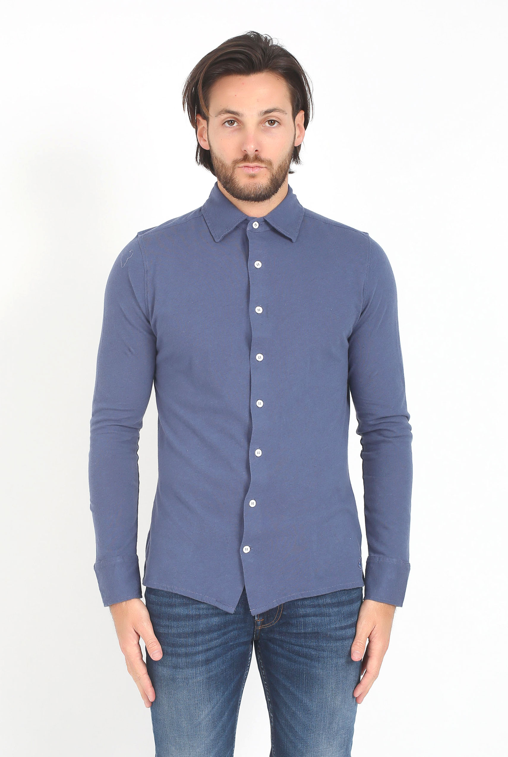 CHEMISE LES GAR&Ccedil;ONS FACILES BLEU MANOLO-BLUE