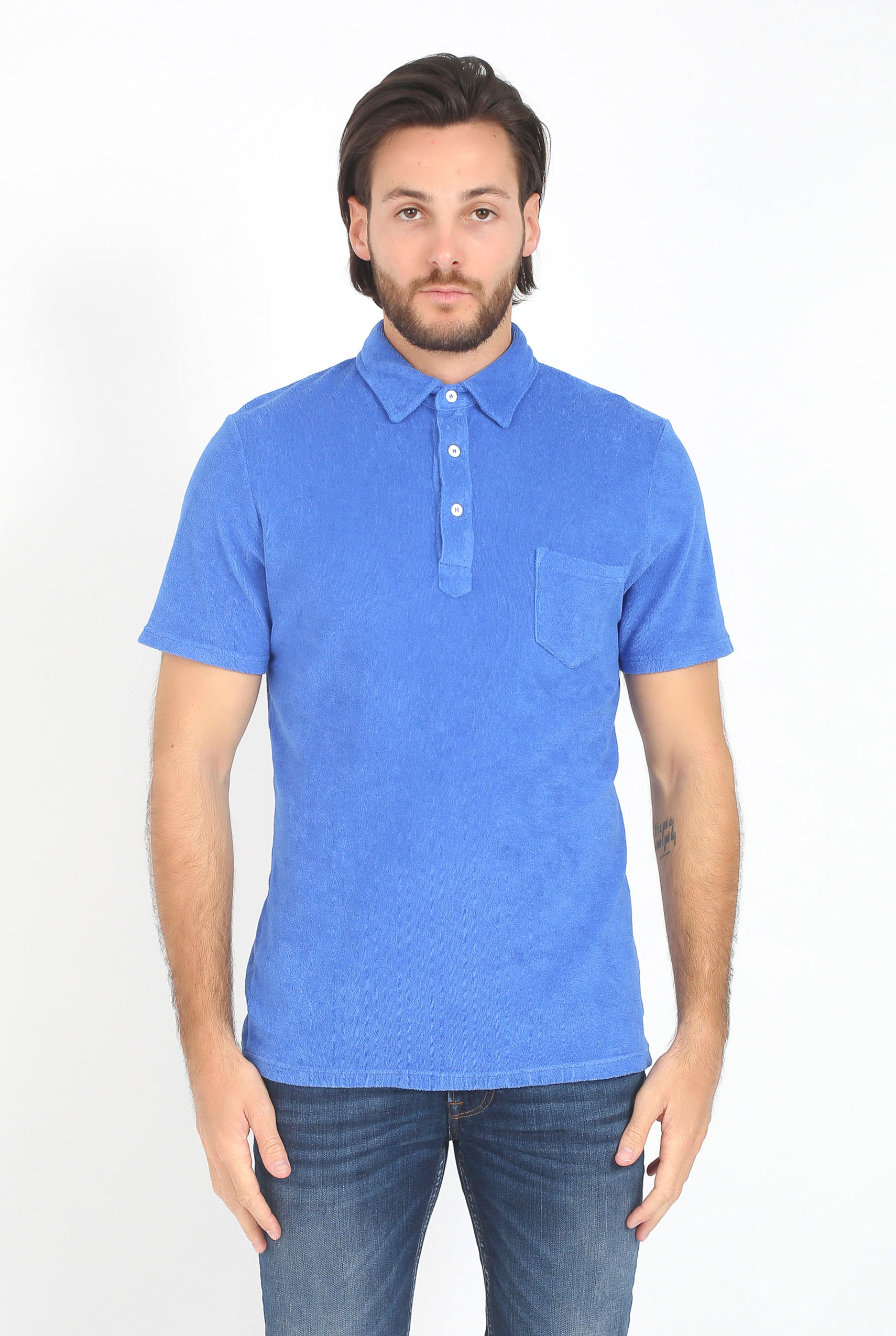 POLO LES GAR&Ccedil;ONS FACILES BLEU ARNO-10