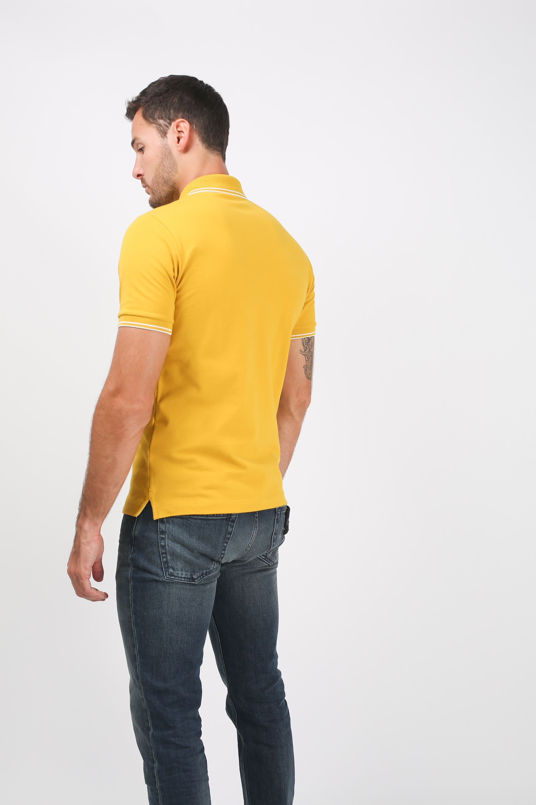 POLO STONE ISLAND MOUTARDE 691522S18-V0034