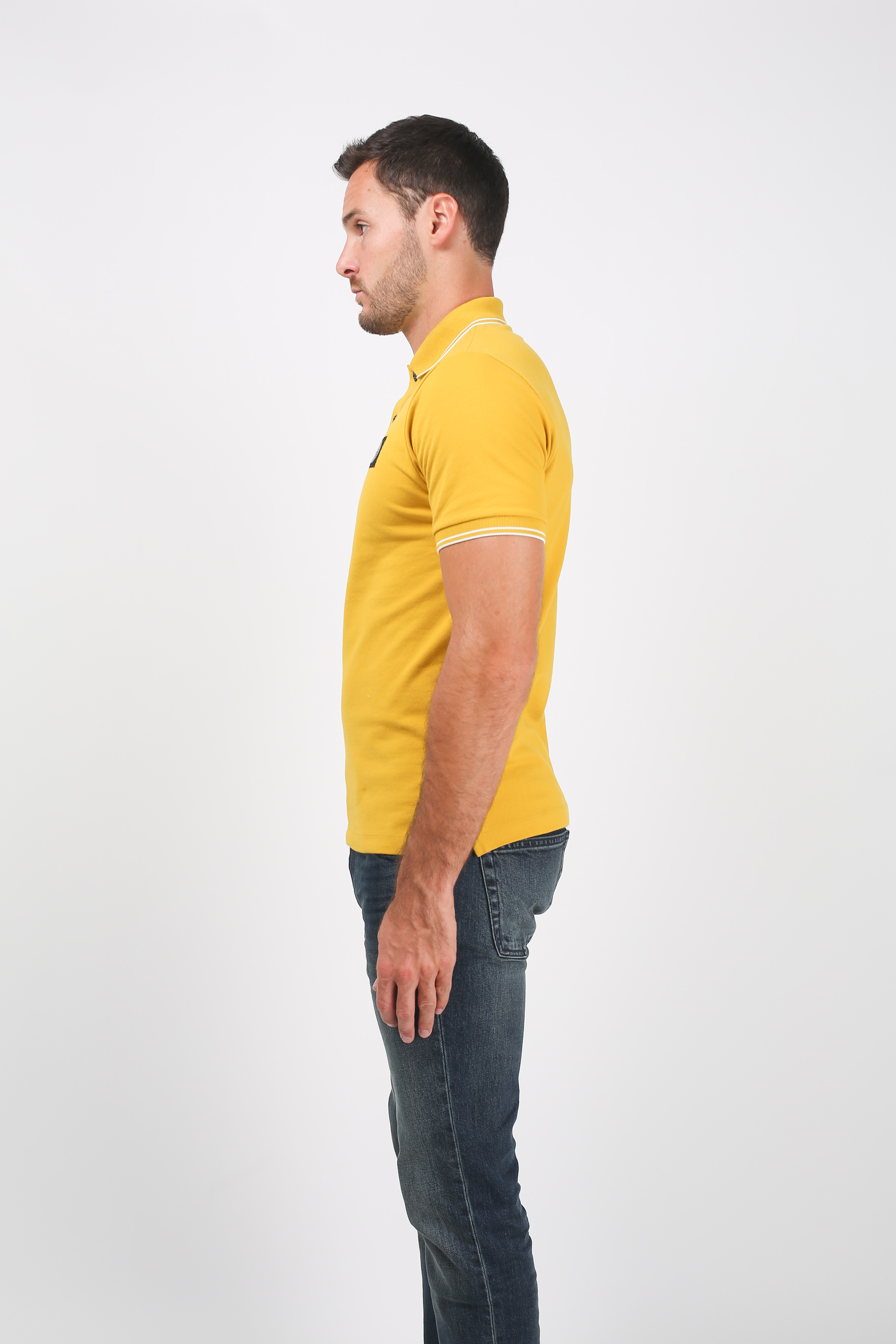 POLO STONE ISLAND MOUTARDE 691522S18-V0034