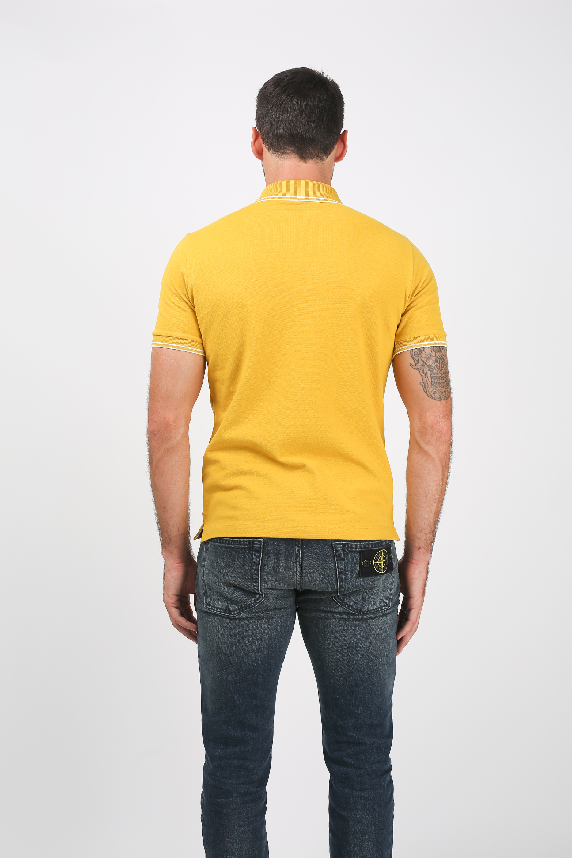 POLO STONE ISLAND MOUTARDE 691522S18-V0034