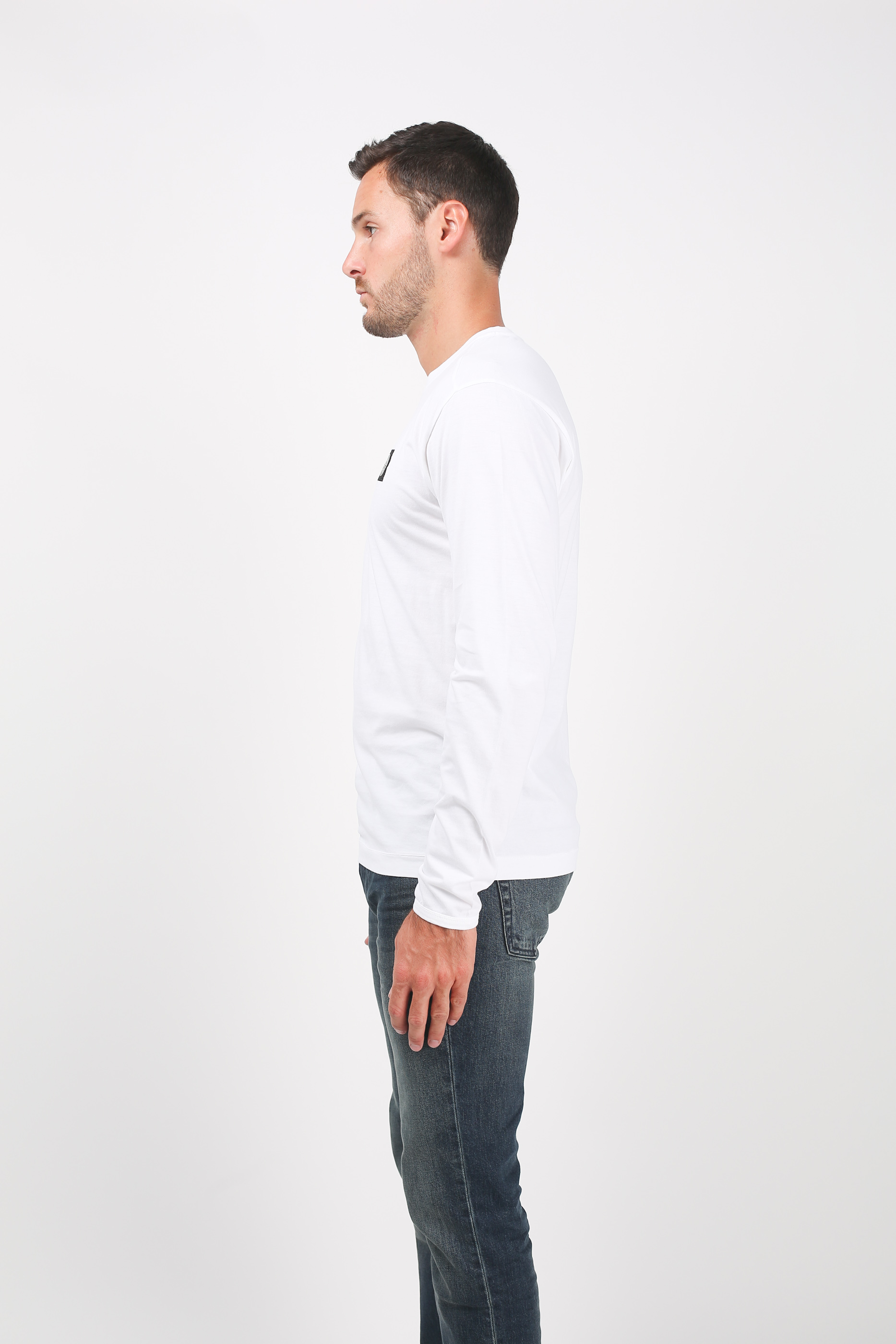 T-SHIRT STONE ISLAND BLANC 691524041-V0001