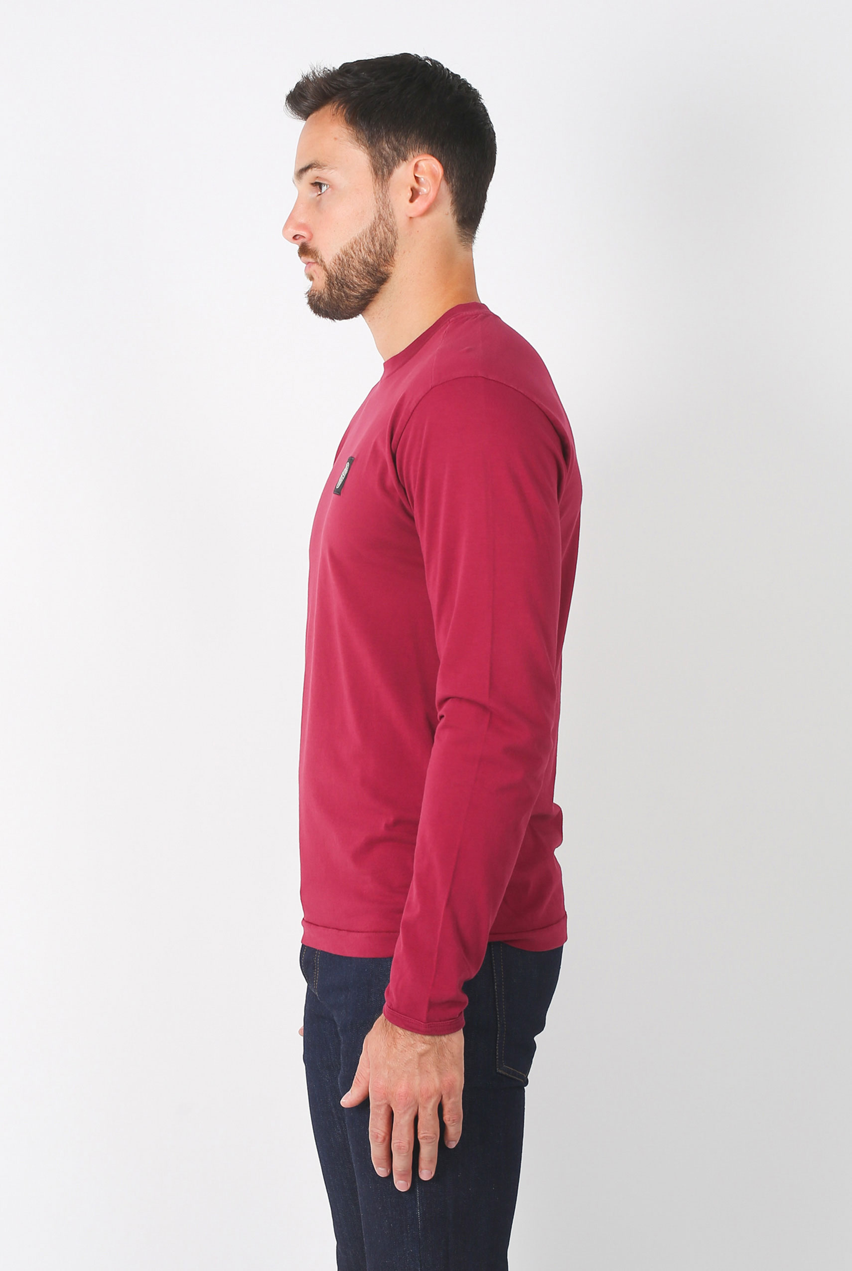 T-SHIRT STONE ISLAND GRENAT 691524041-V0014