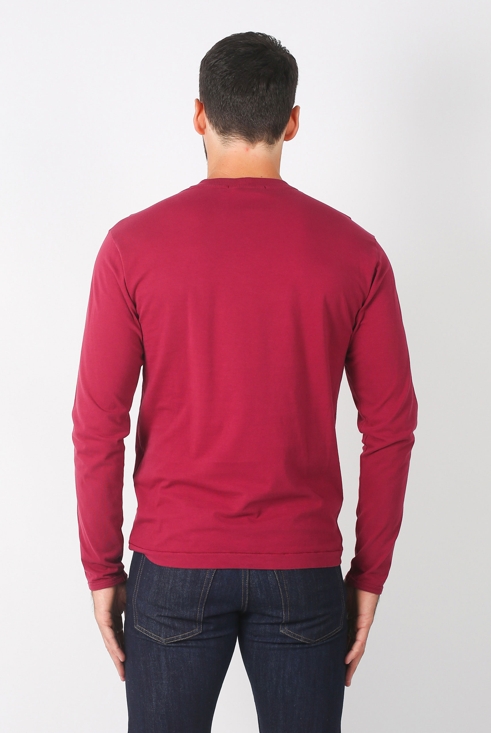 T-SHIRT STONE ISLAND GRENAT 691524041-V0014